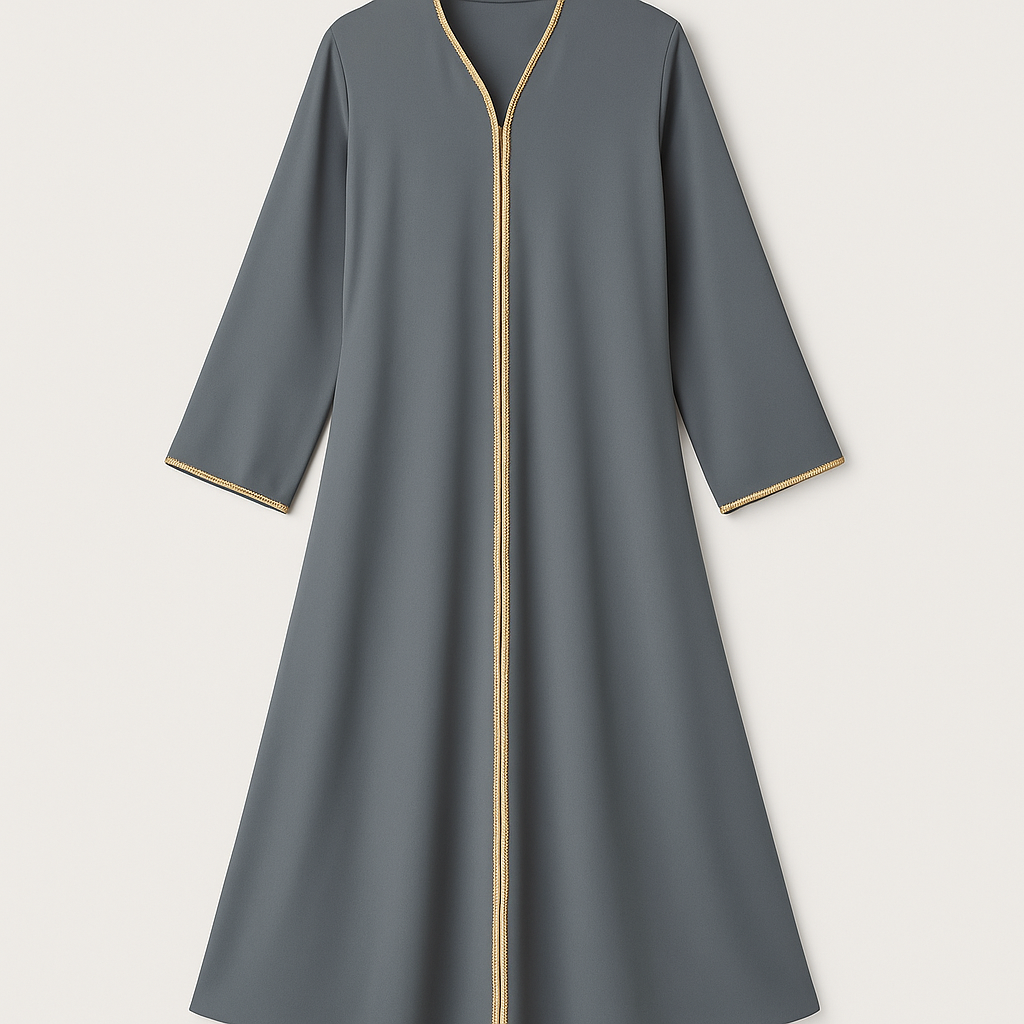 Abaya de Dubaï avec strass sur le long