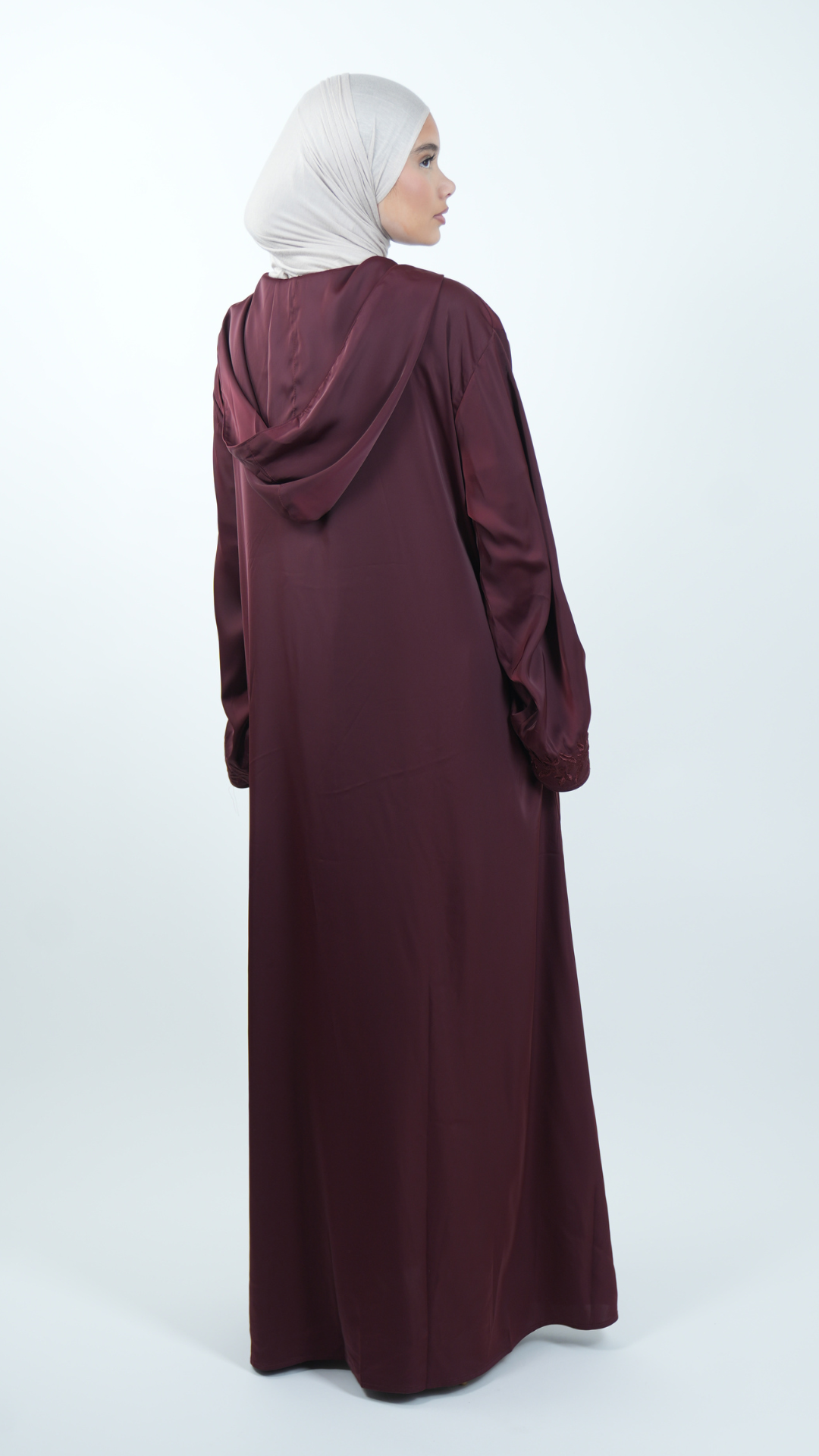 Robe orientale longue avec capuche