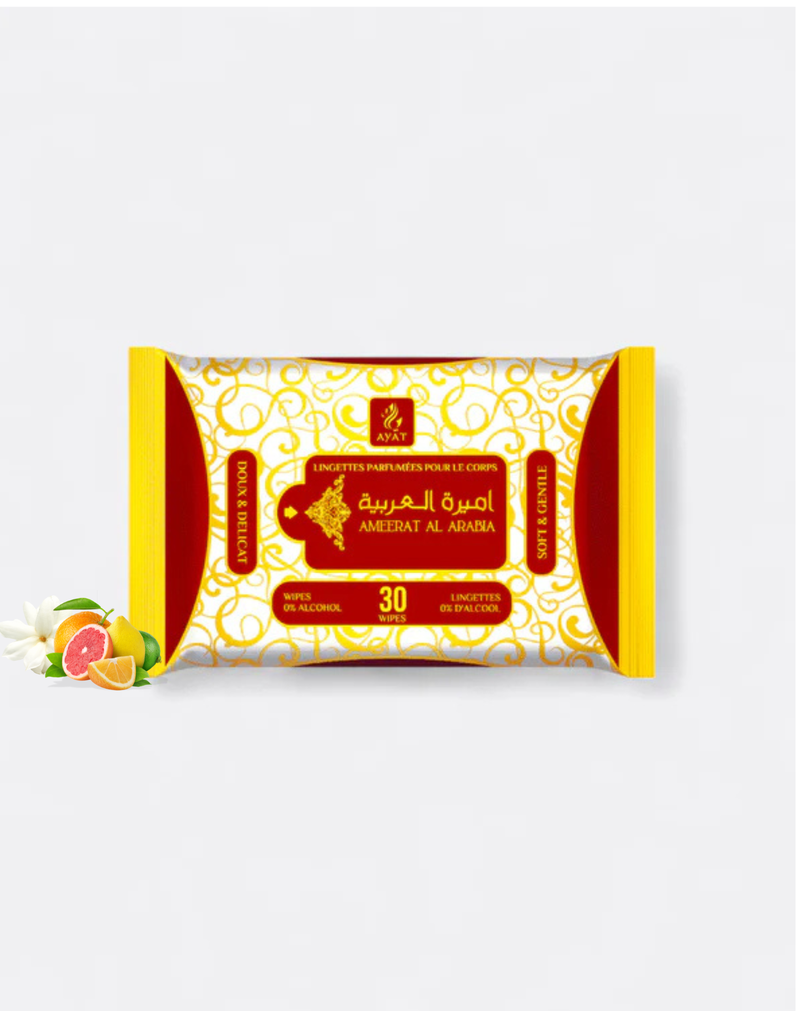 30 Lingettes sans alcool - Ameerat al arabia | Ayat