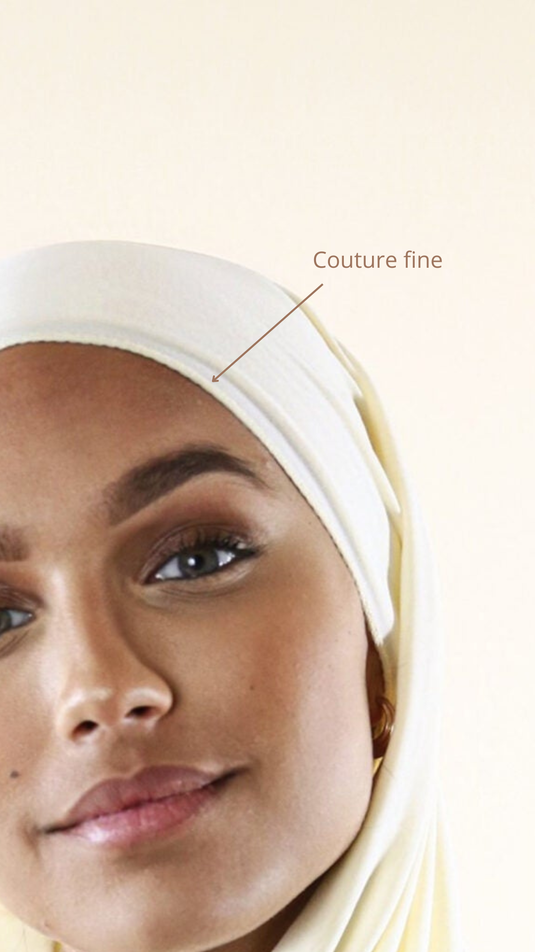 Hijab jersey premium couture fine