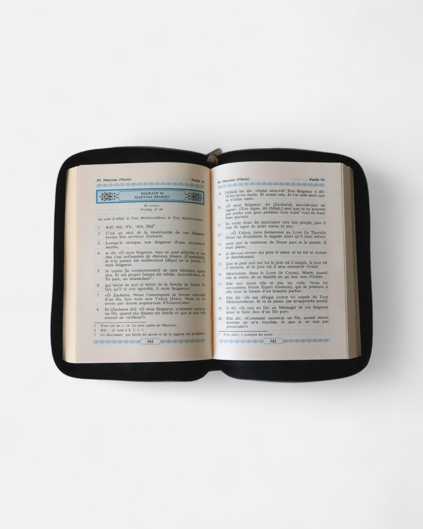 Coran en Français : Le Noble Coran - Fermeture Zip / Petit Format 17x12cm