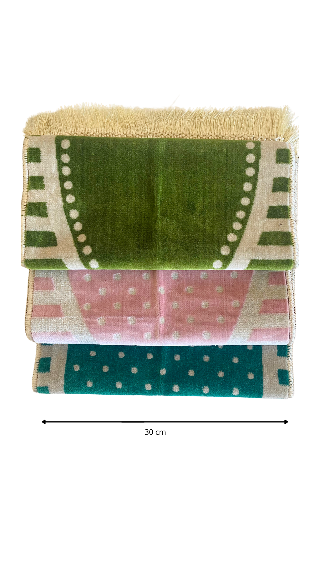 Petit tapis de prière épais  - 30x70cm – élément essentiel à la pratique religieuse