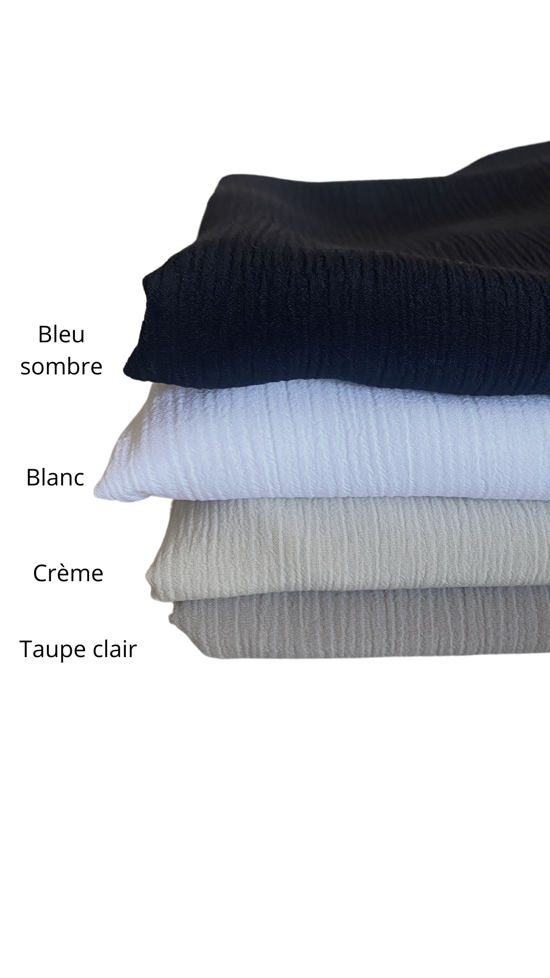 Hijab long mousseline épaisse