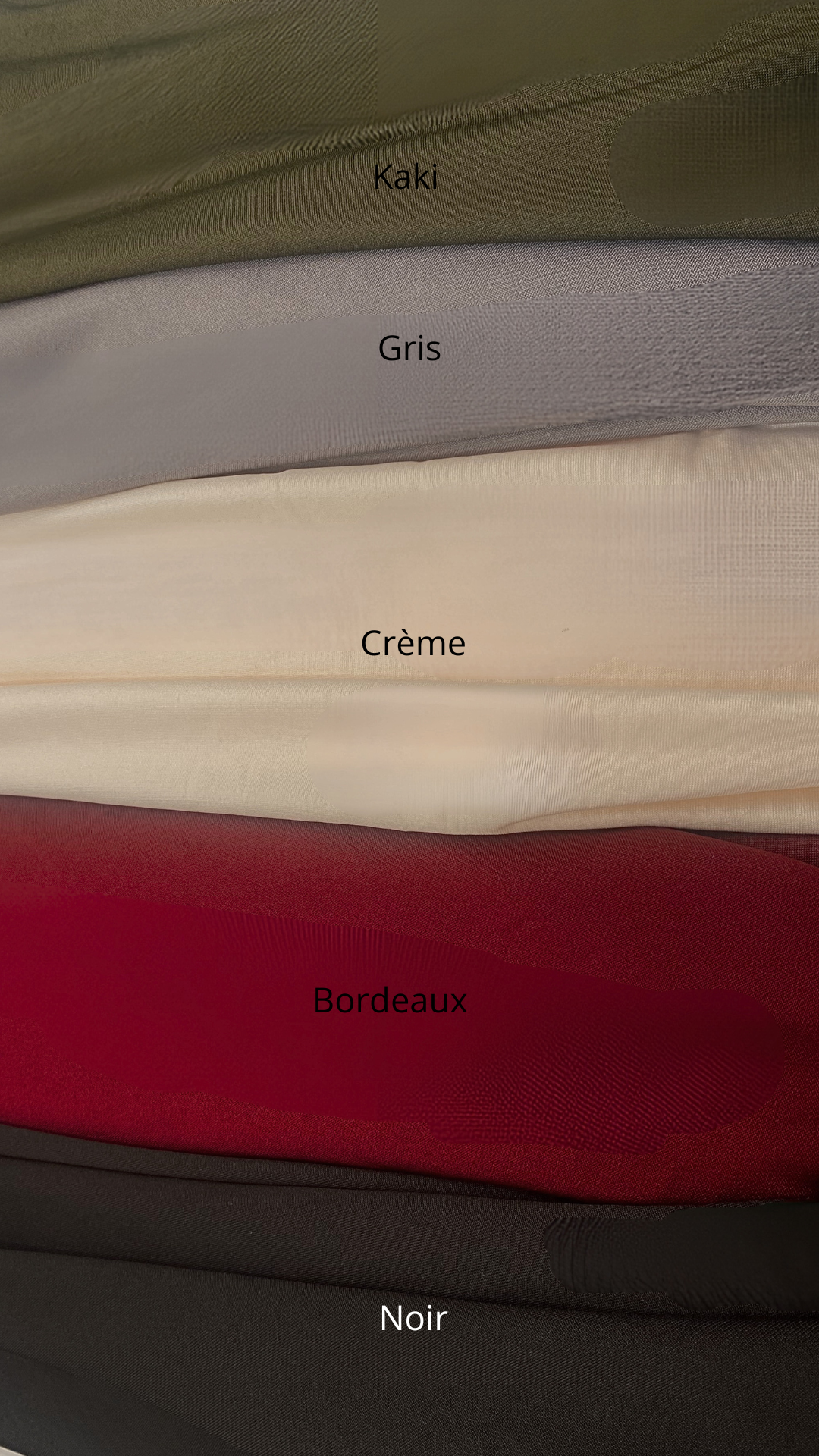 Khimar court et large en jersey