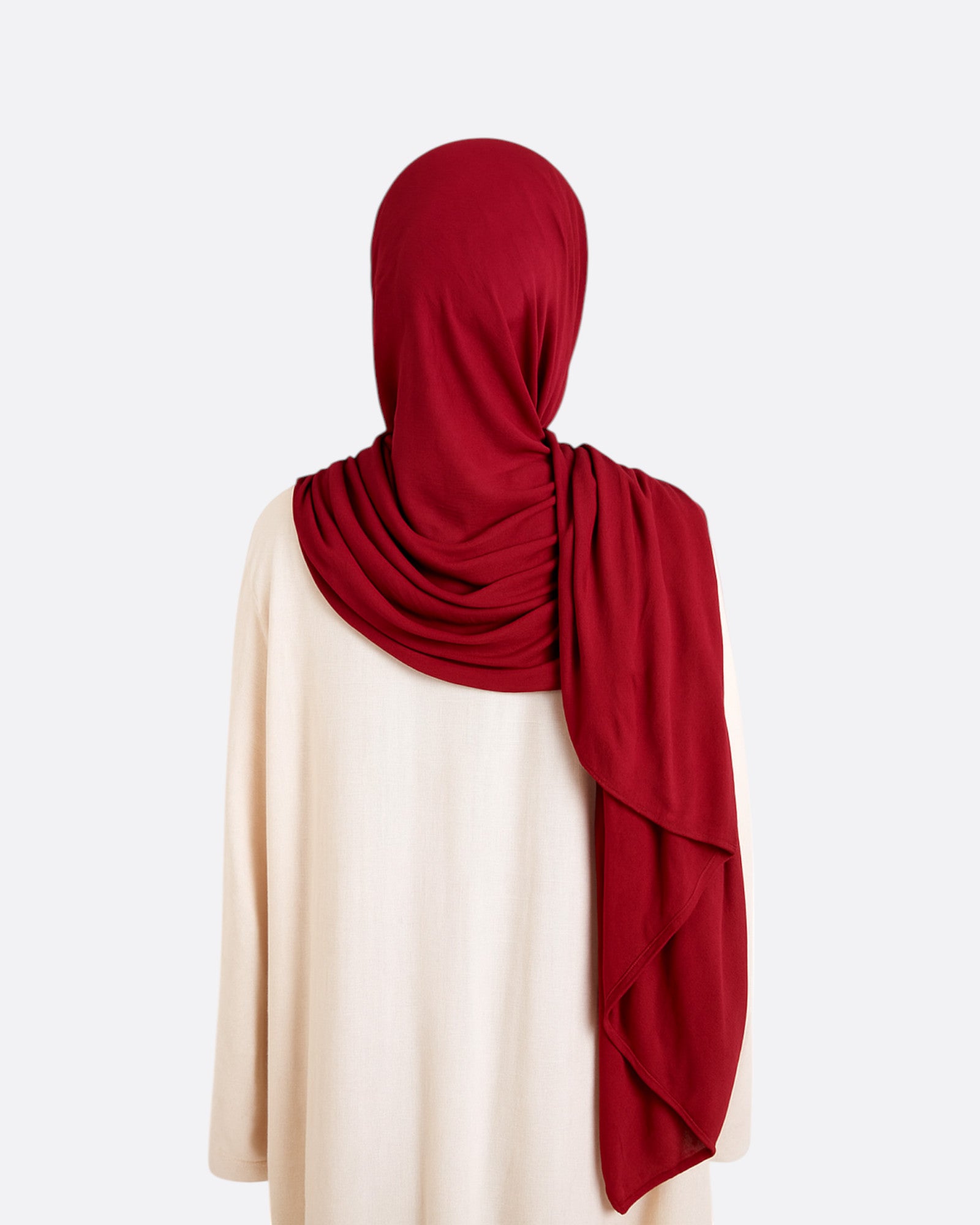 Hijab à enfiler 3 plis à paillettes