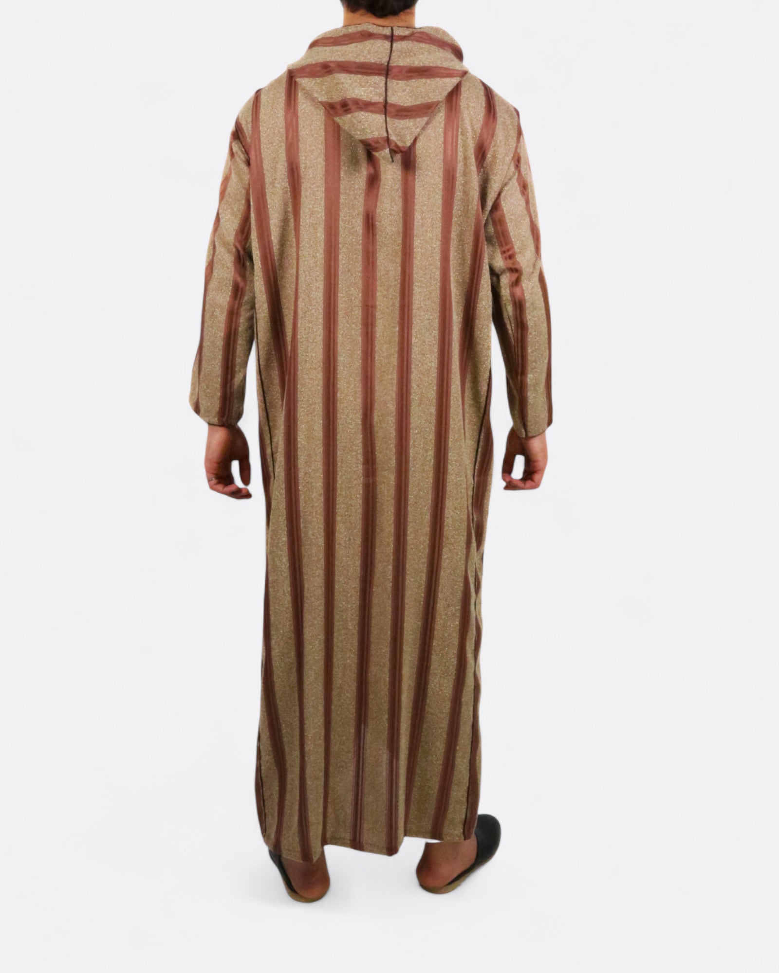 Djellaba marocaine à rayure - avec pantalon