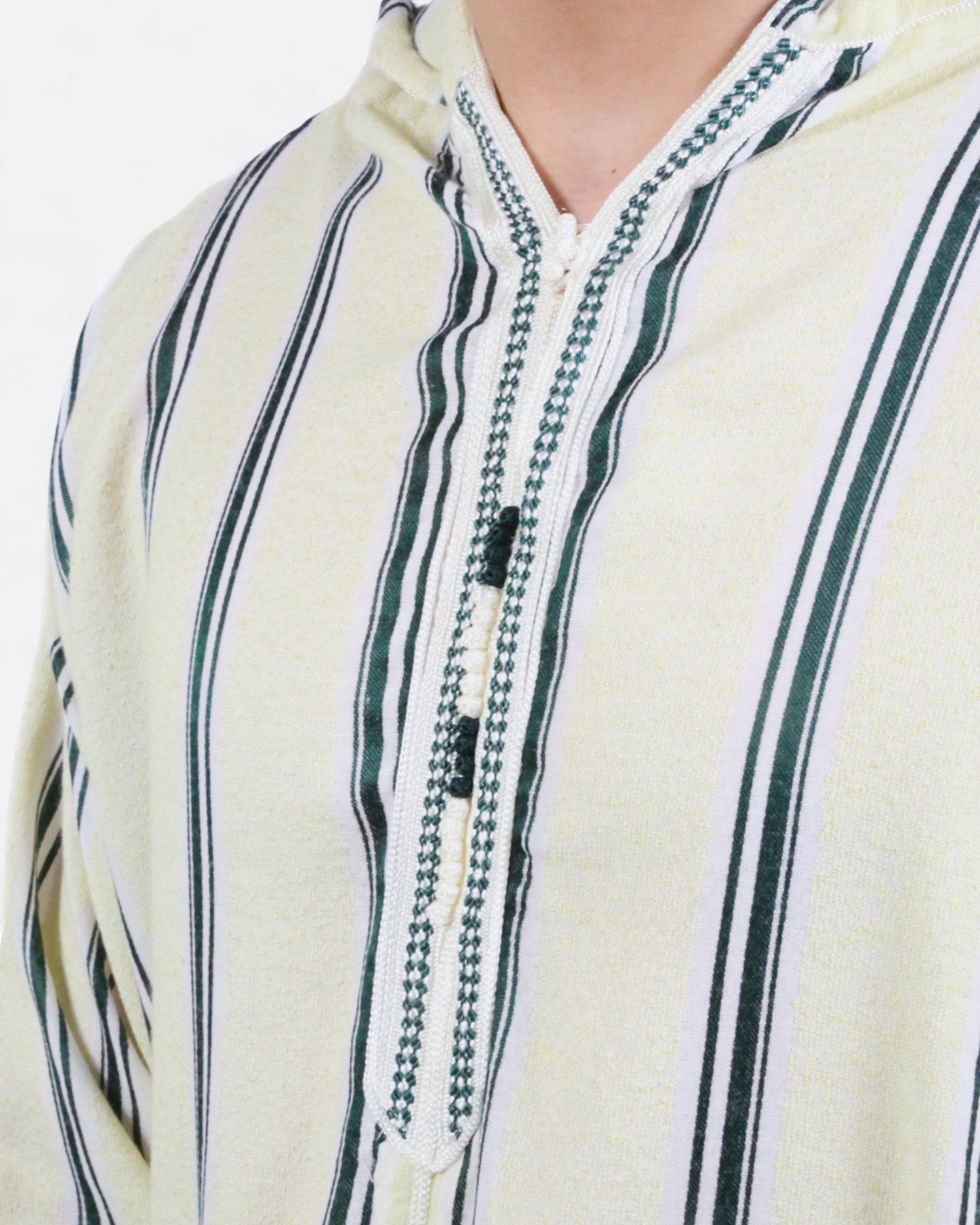 Djellaba marocaine à rayure - avec pantalon