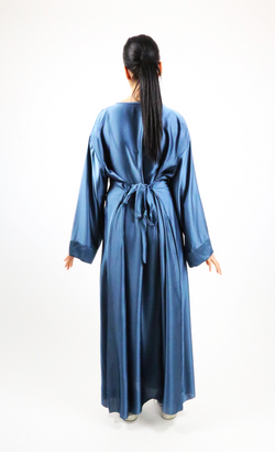 Robe longue satinée Afshira