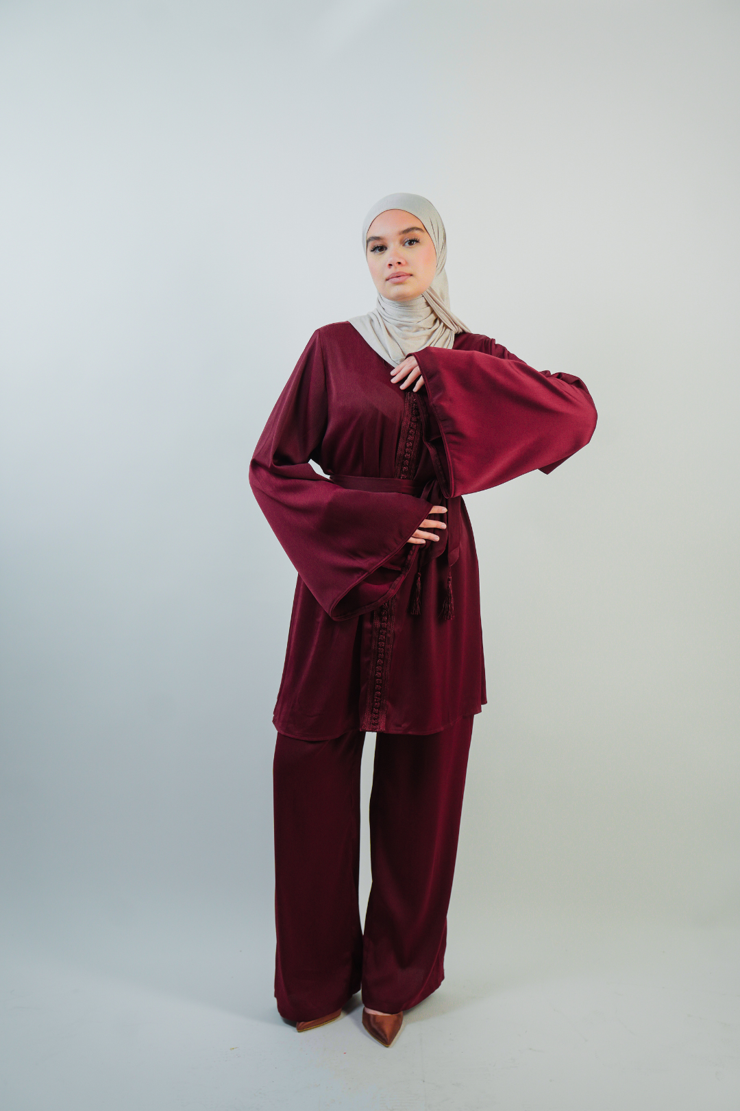 Ensemble tunique pantalon au style oriental