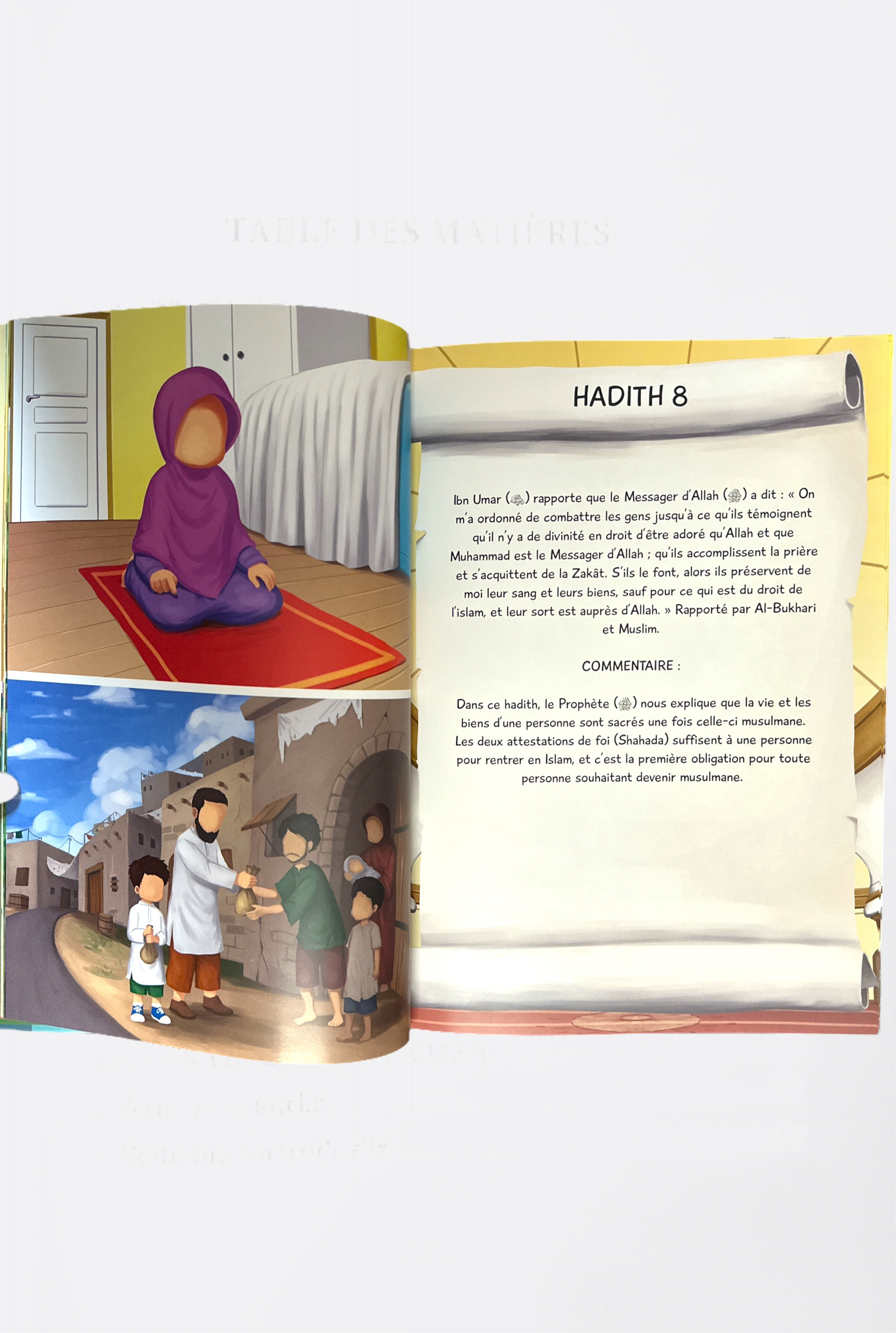 Les 40 hadiths an-Nawawi illustrés et commentés pour les enfants 