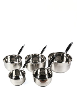 Set de 5 casseroles en inox