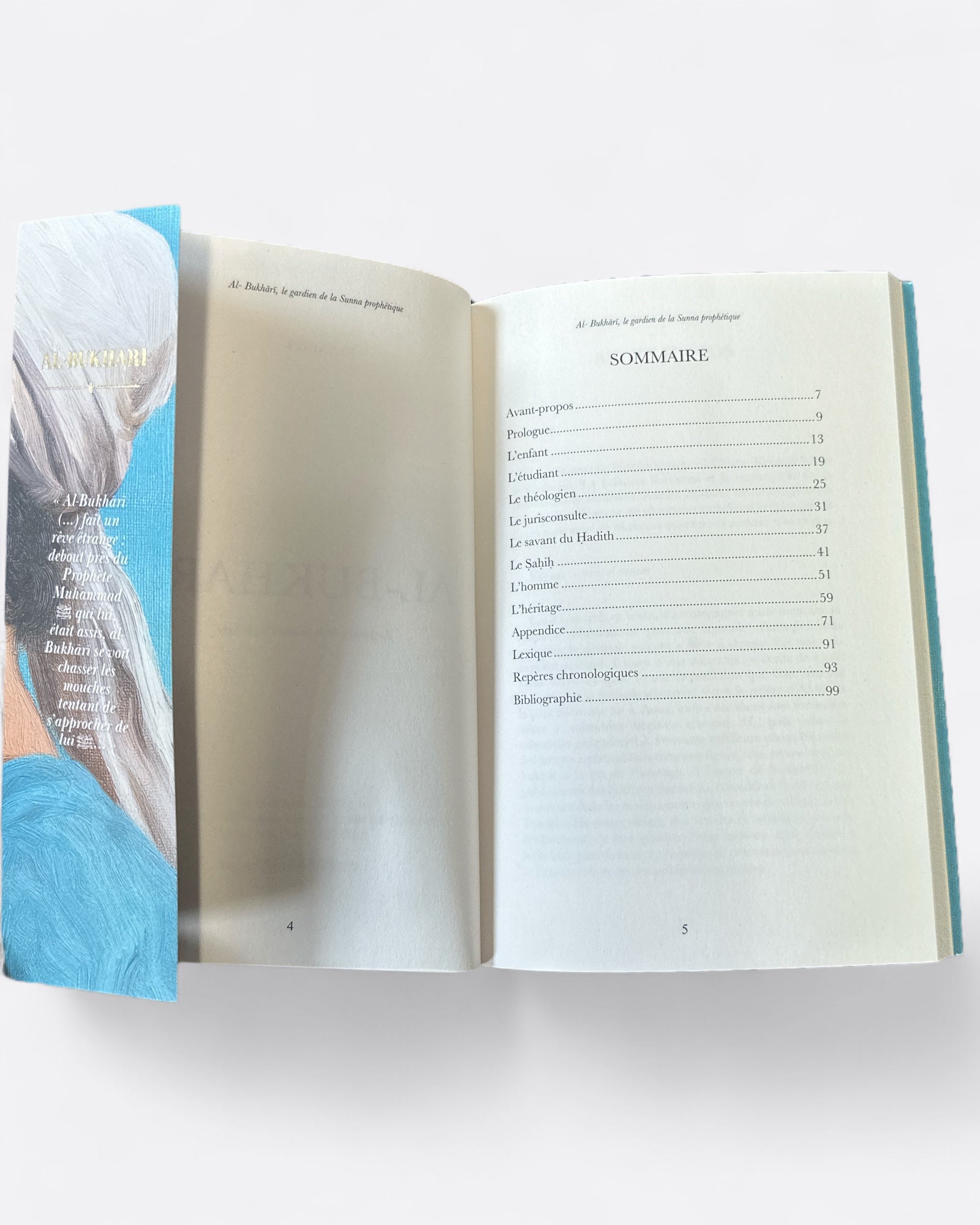 Sommaire _ Al Bukhari : Le Gardien de la Sunna - Renaud K. - Edition Sarrazins