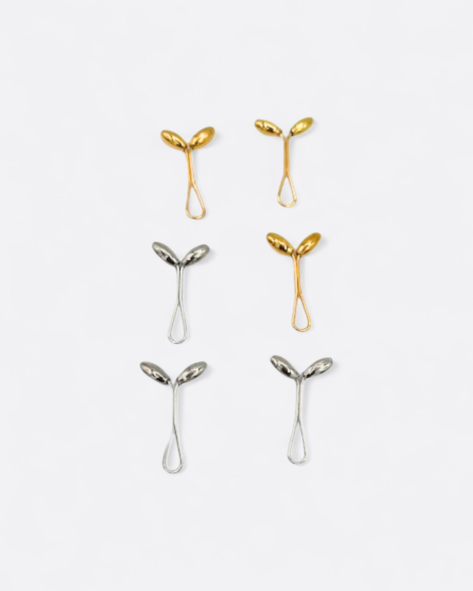 6 pinces hijab perles ovales élégantes