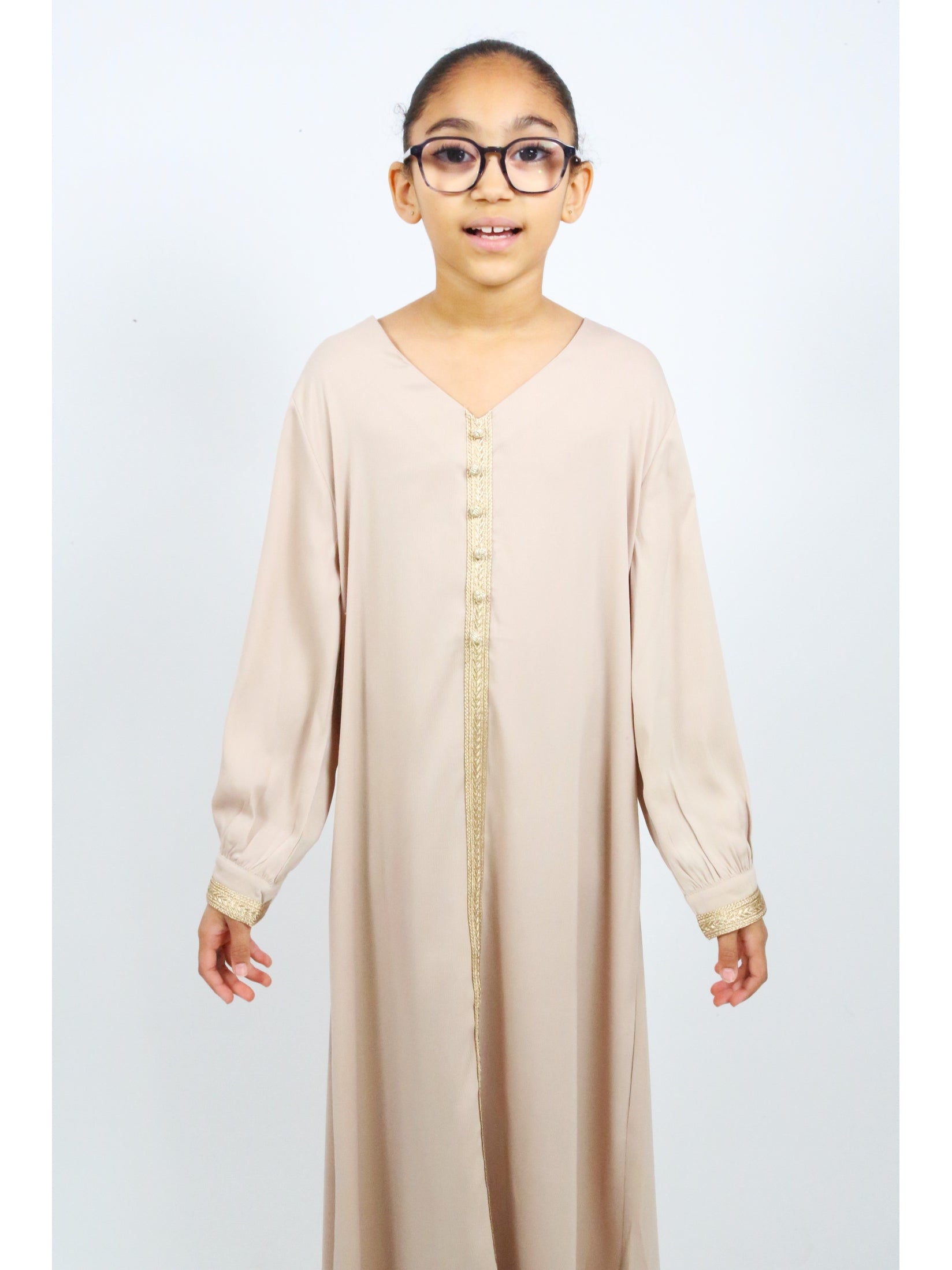 Robe enfant style caftan simple