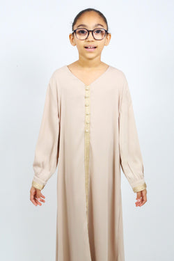 Robe enfant style caftan simple