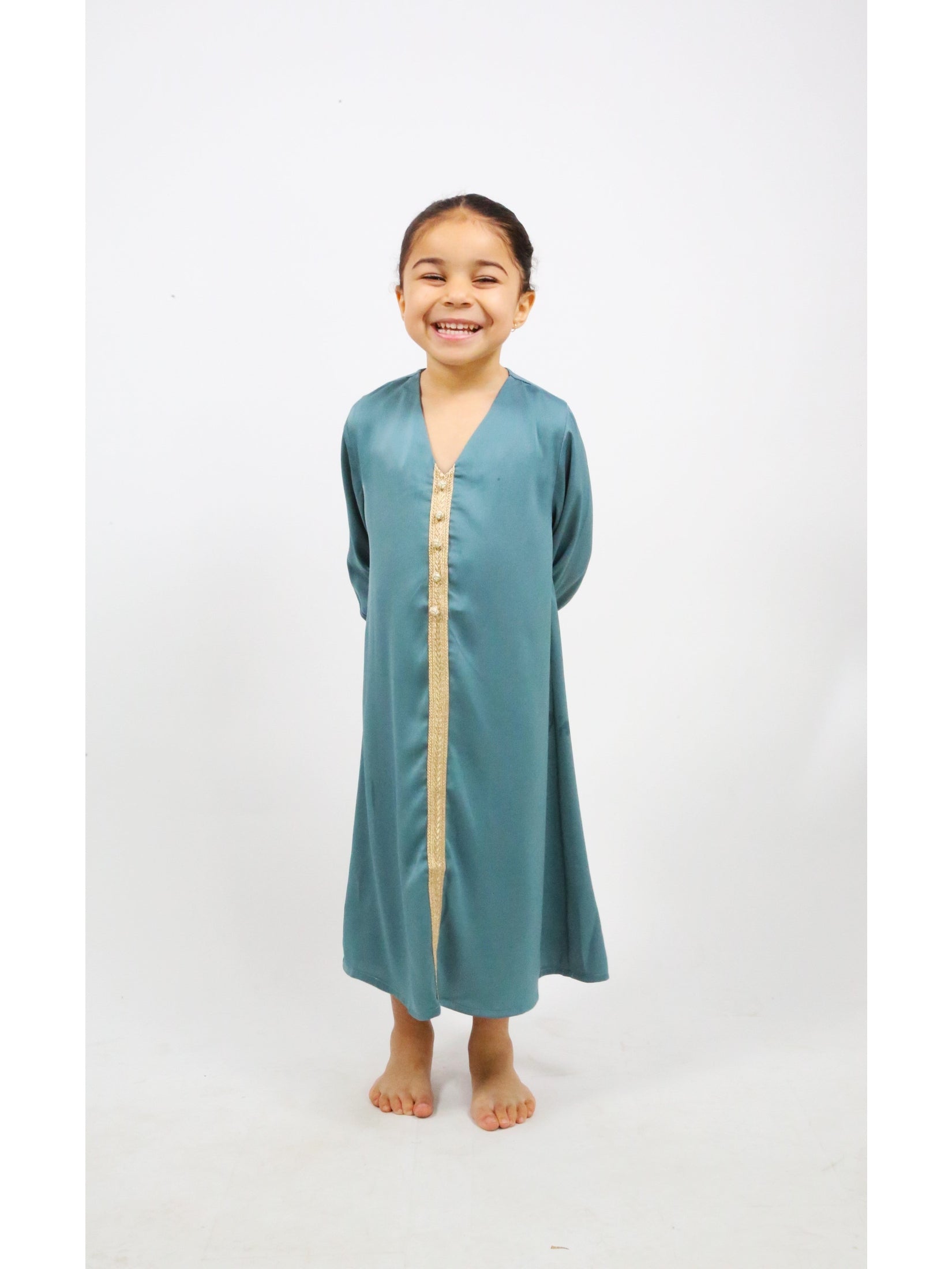 Robe enfant style caftan simple