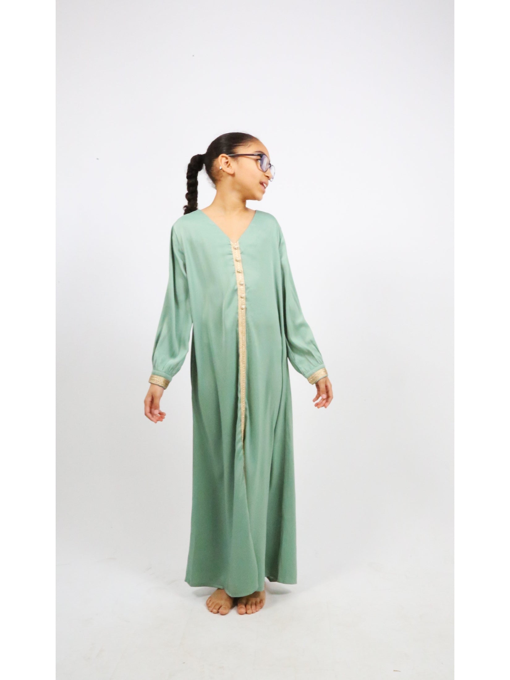 Robe enfant style caftan simple