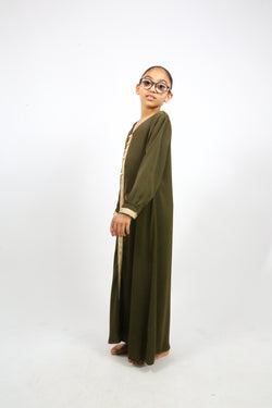 Robe enfant style caftan simple