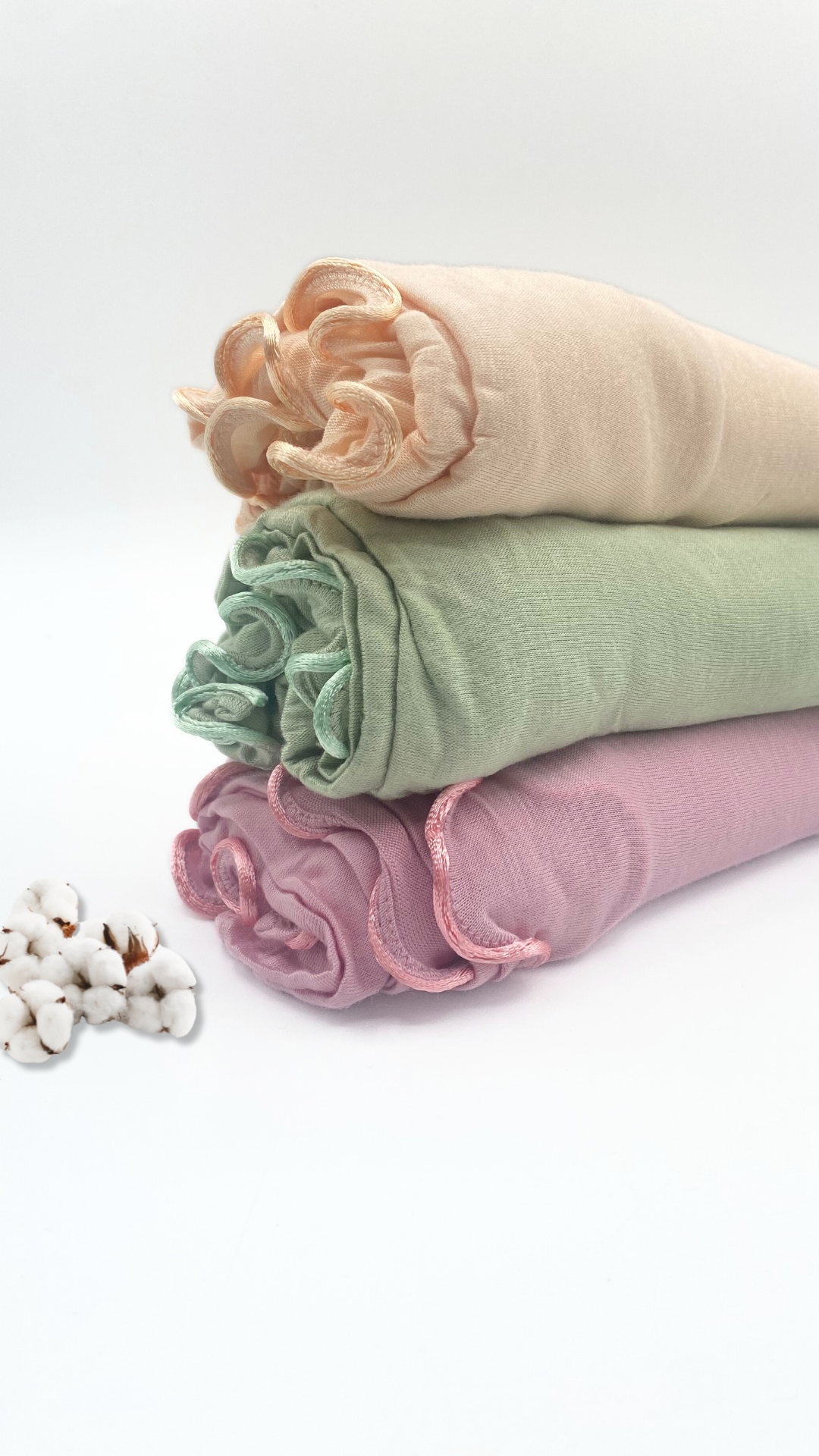 Mon bouquet hijab 1 voile - Jersey coton Bouclé