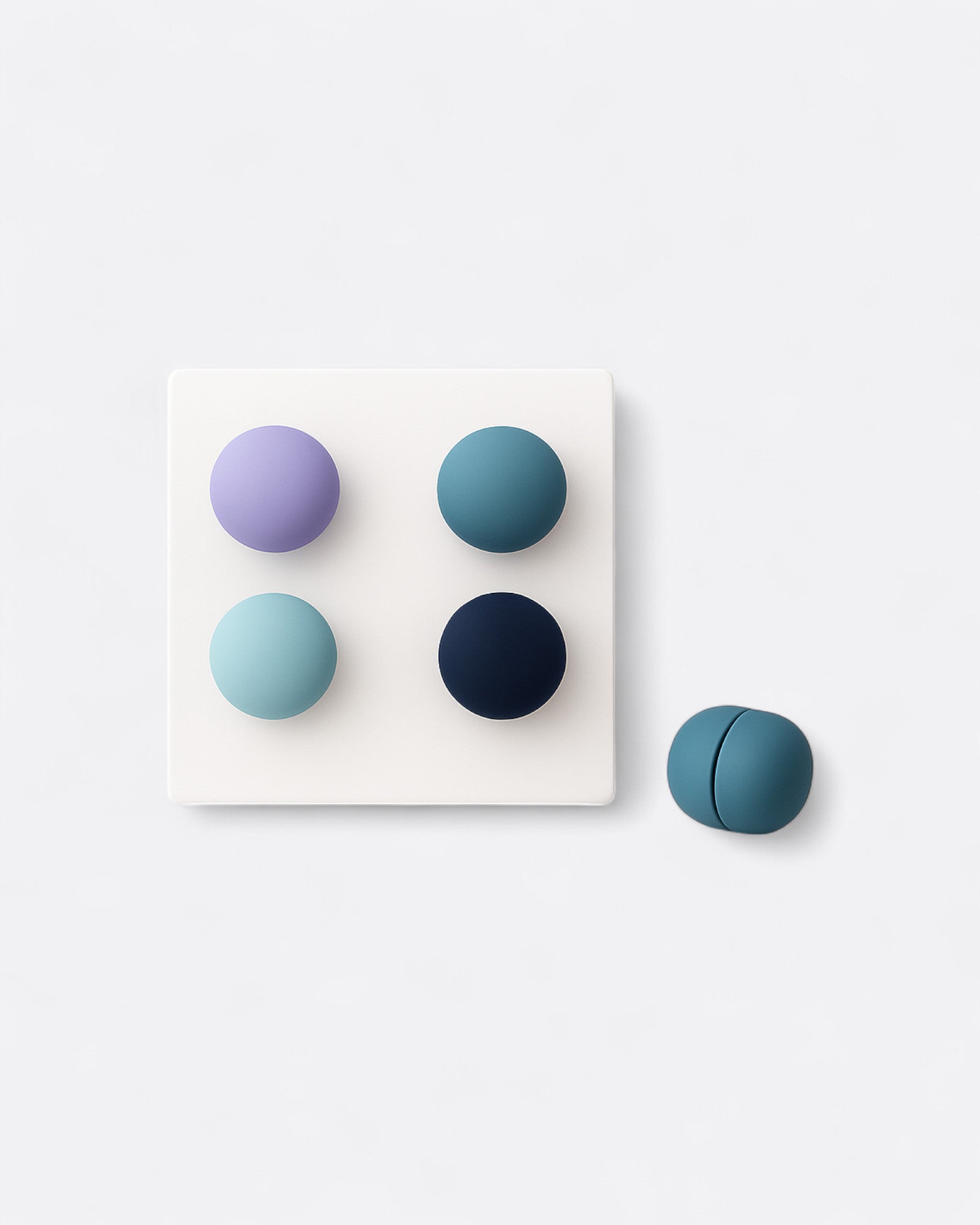 Attaches hijab aimant -qualité supérieur- Ton bleu