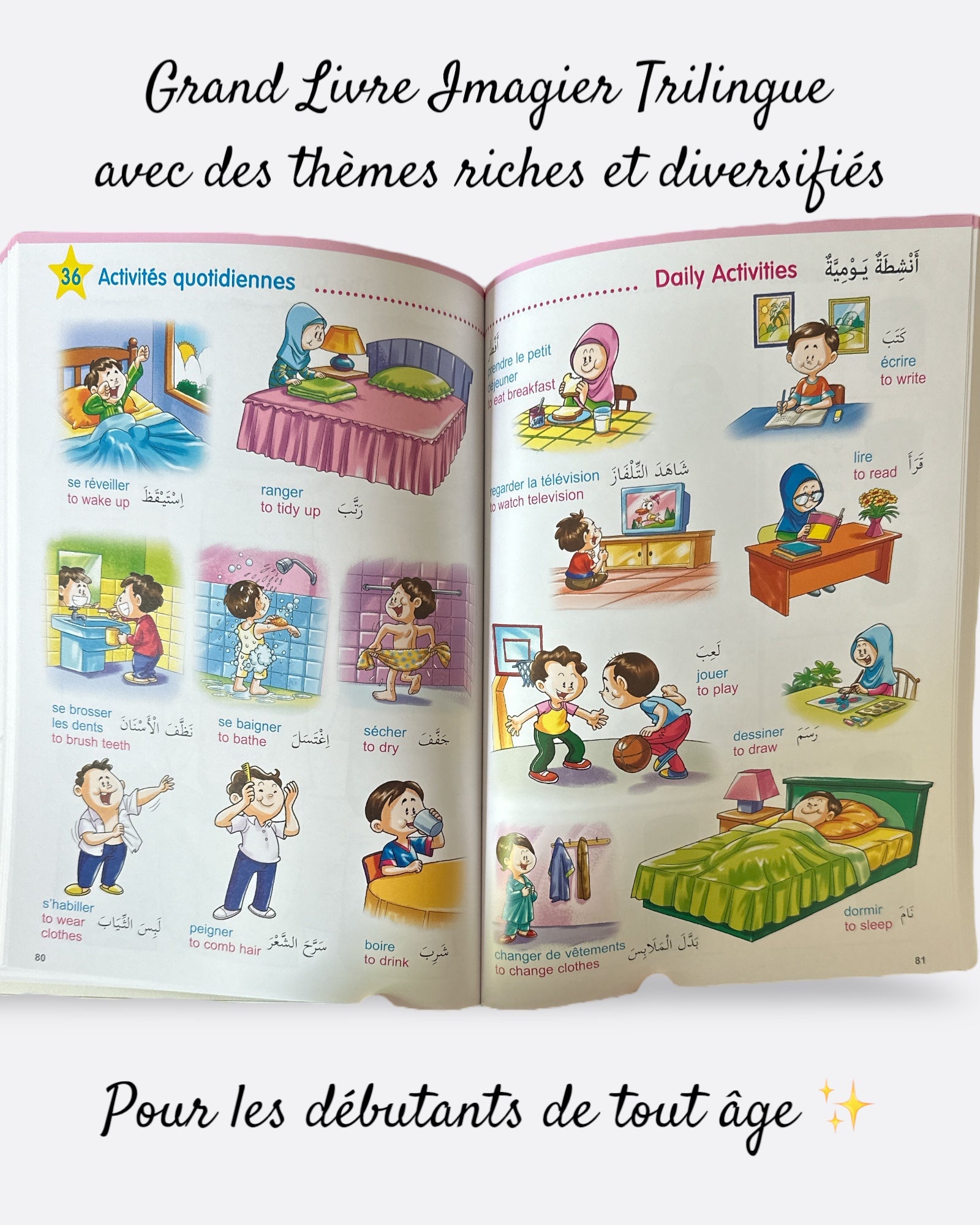 Mon Grand Imagier trilingue (Arabe, Français, Anglais)