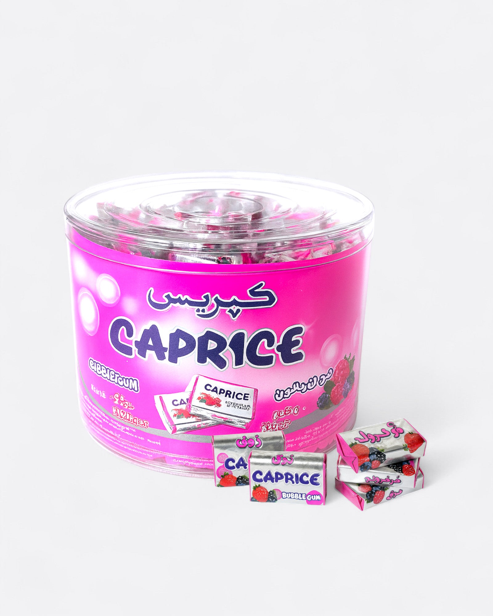 Boîte de Chewing-gum - Fruits rouges - CAPRICE 900 gr
