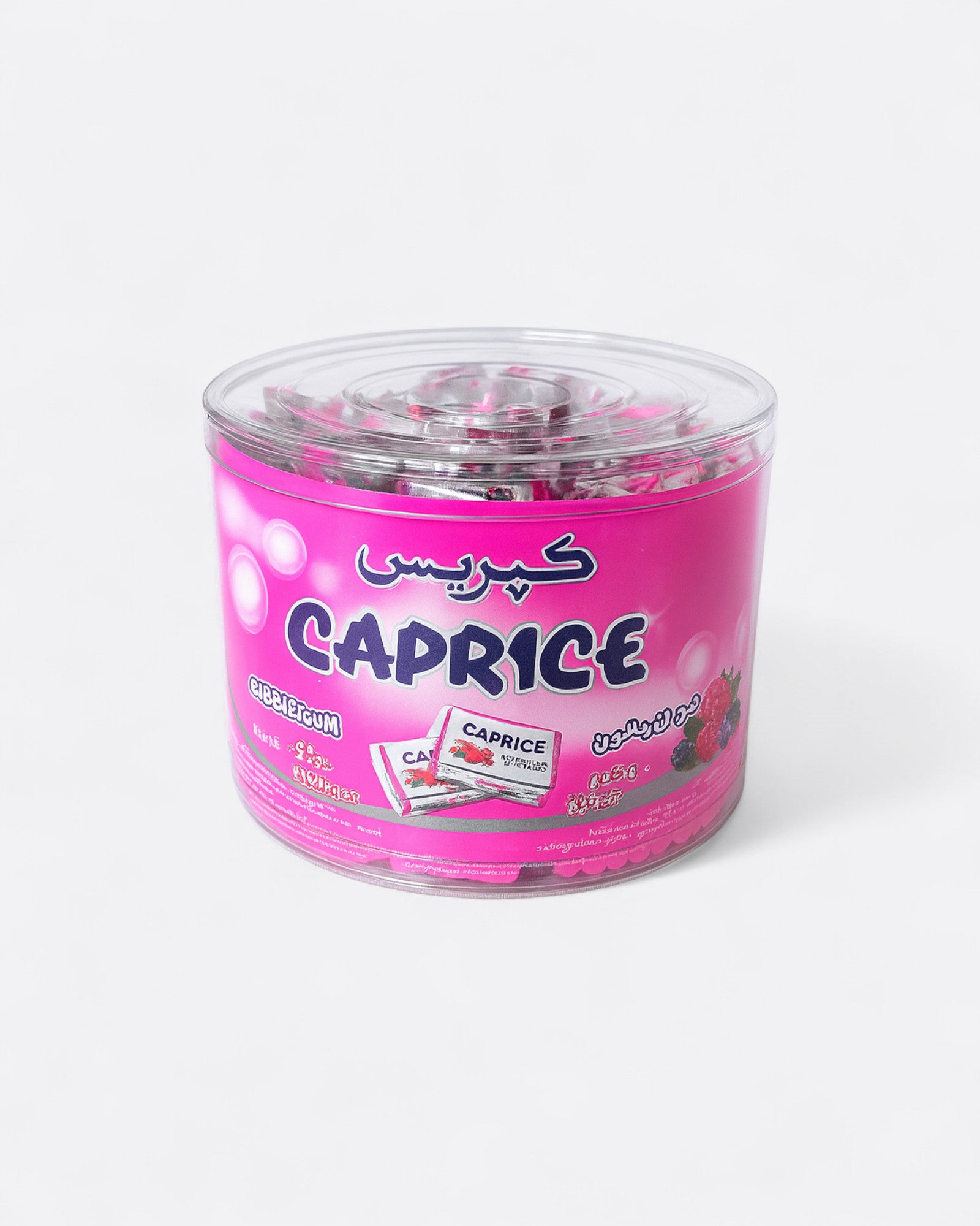 Boîte de Chewing-gum - Fruits rouges - CAPRICE 900 gr