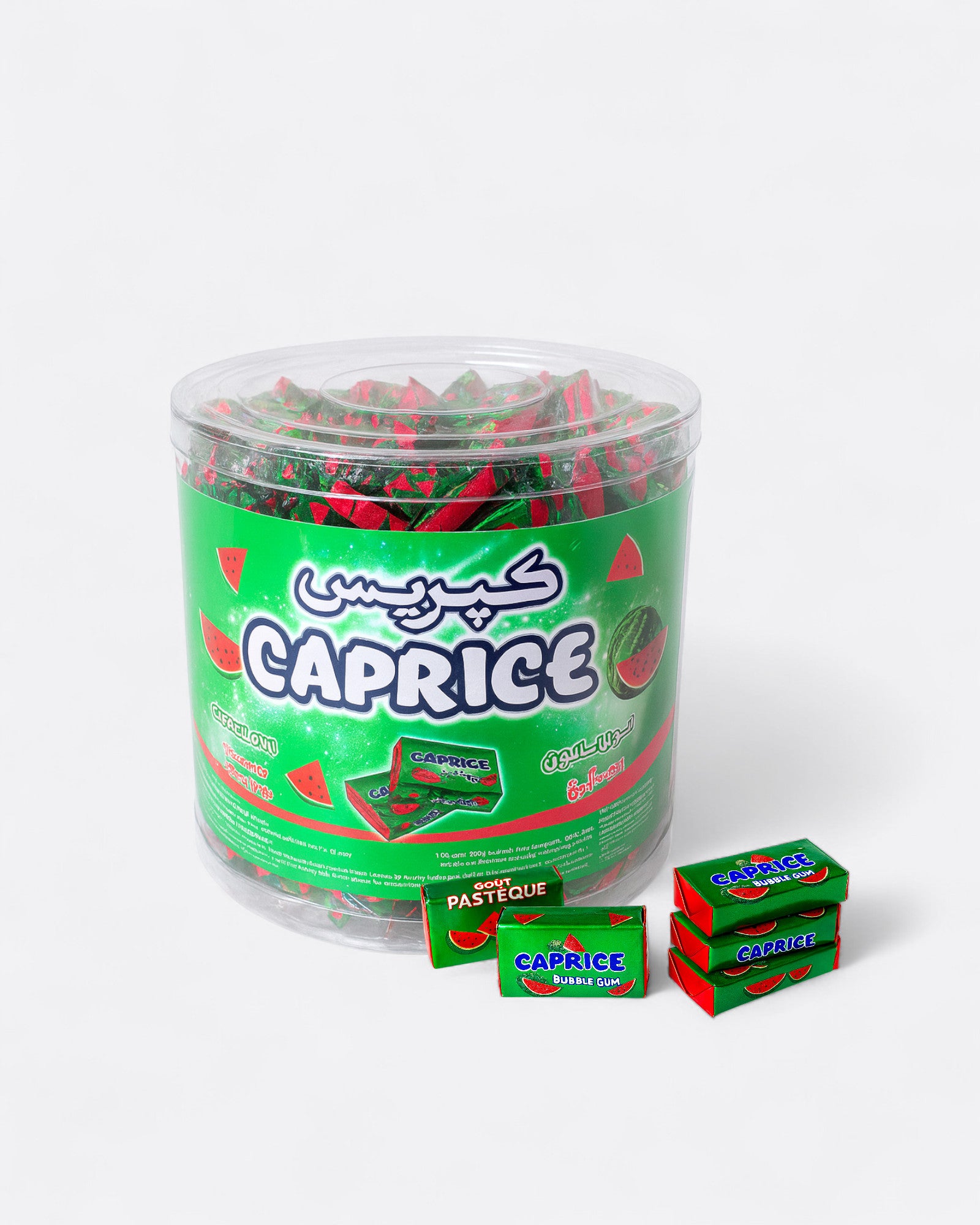 Boîte de Chewing-gum - Pastèque - CAPRICE 900 gr