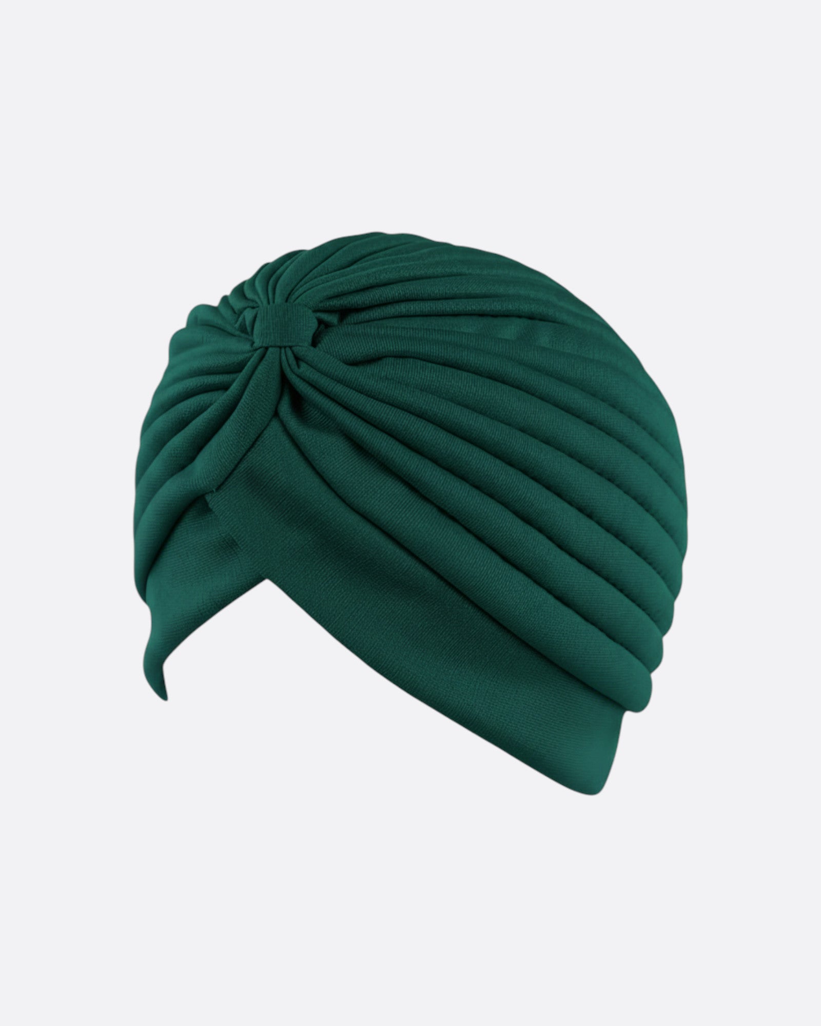 Bonnet turban plissé à noeud