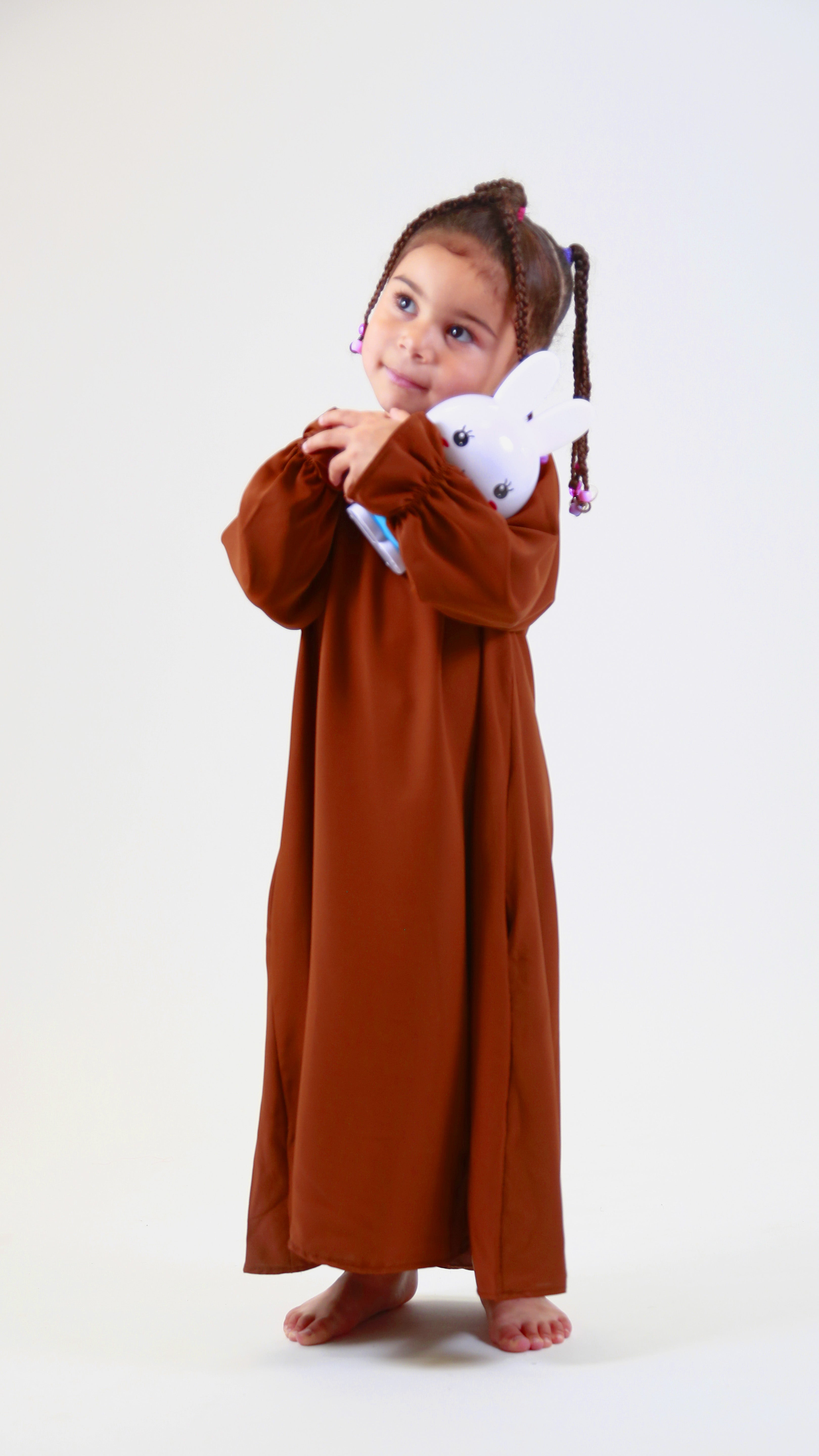 Abaya enfant manche papillon