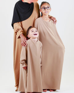 Abaya enfant manche papillon