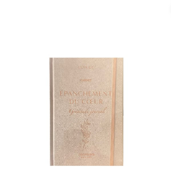 Carnet épanchement du Cœur - Gratitude Journal - Lilya B. F – produit proposé sur Souk Dubaï