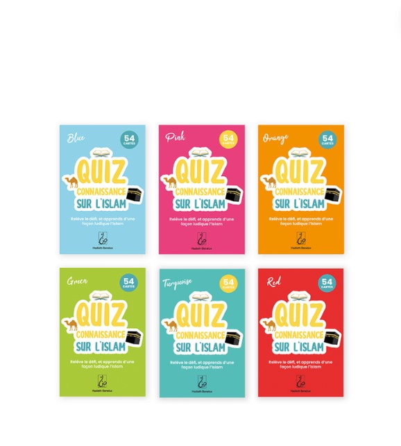 Quiz connaissances sur l'Islam (cartes) - Edition Hadieth Benelux – compagnon spirituel au quotidien