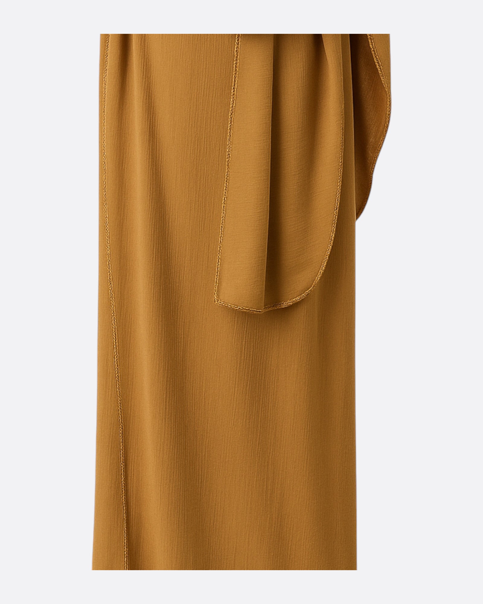 Abaya voile intégré avec détails en "or" | Enfant