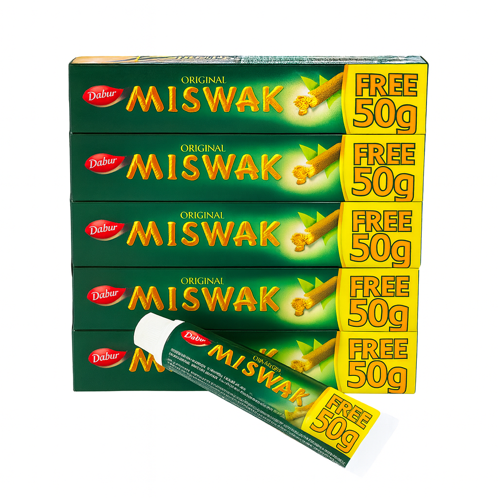 Pack de 6 dentifrice Miswak à base de poudre de siwak (170g)