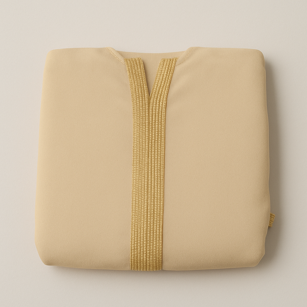 Robe longue orientale avec capuche