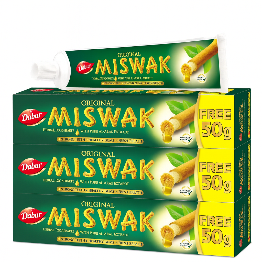 Pack de 6 dentifrice Miswak à base de poudre de siwak (170g)