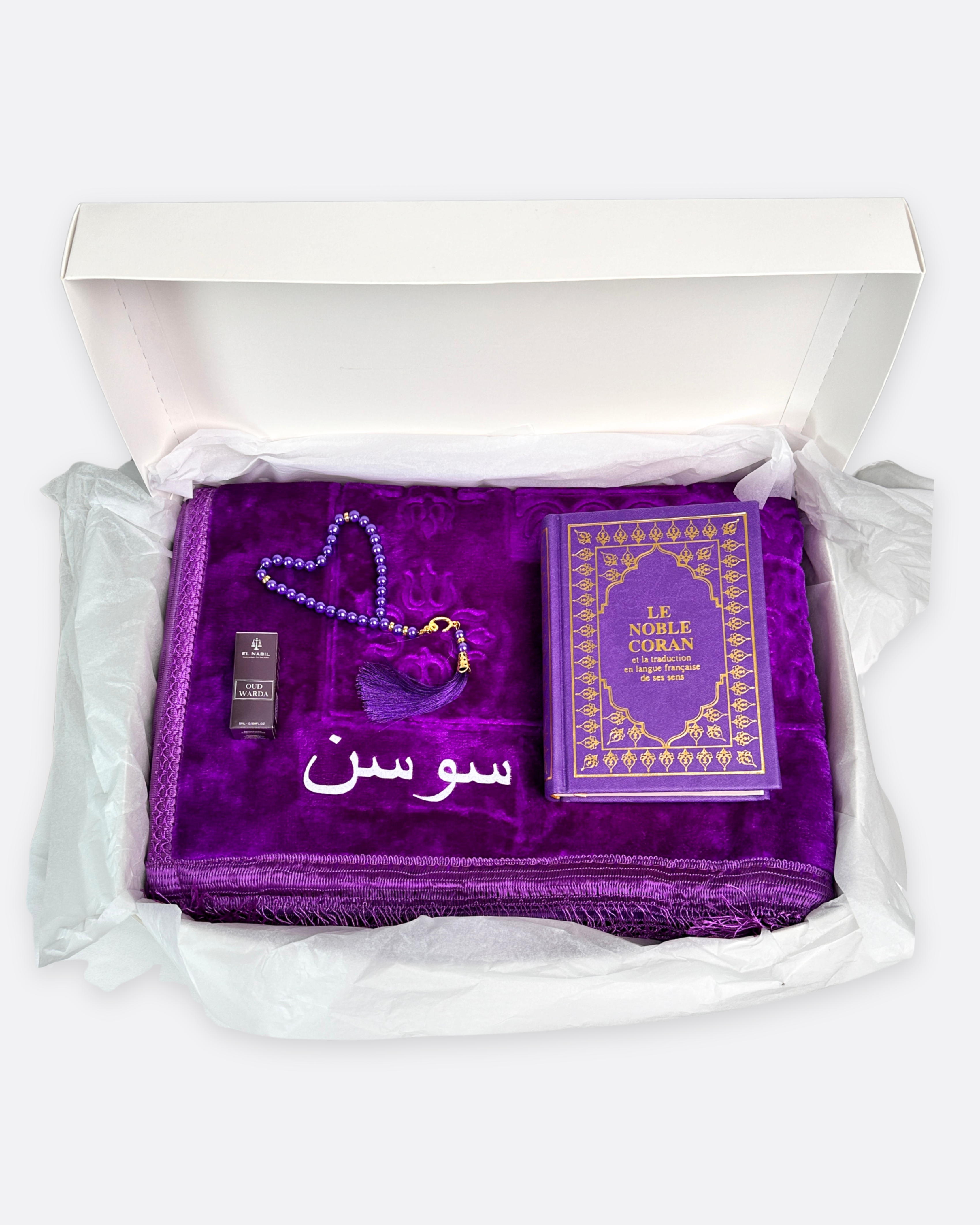 Coffret Coran femme - Violet