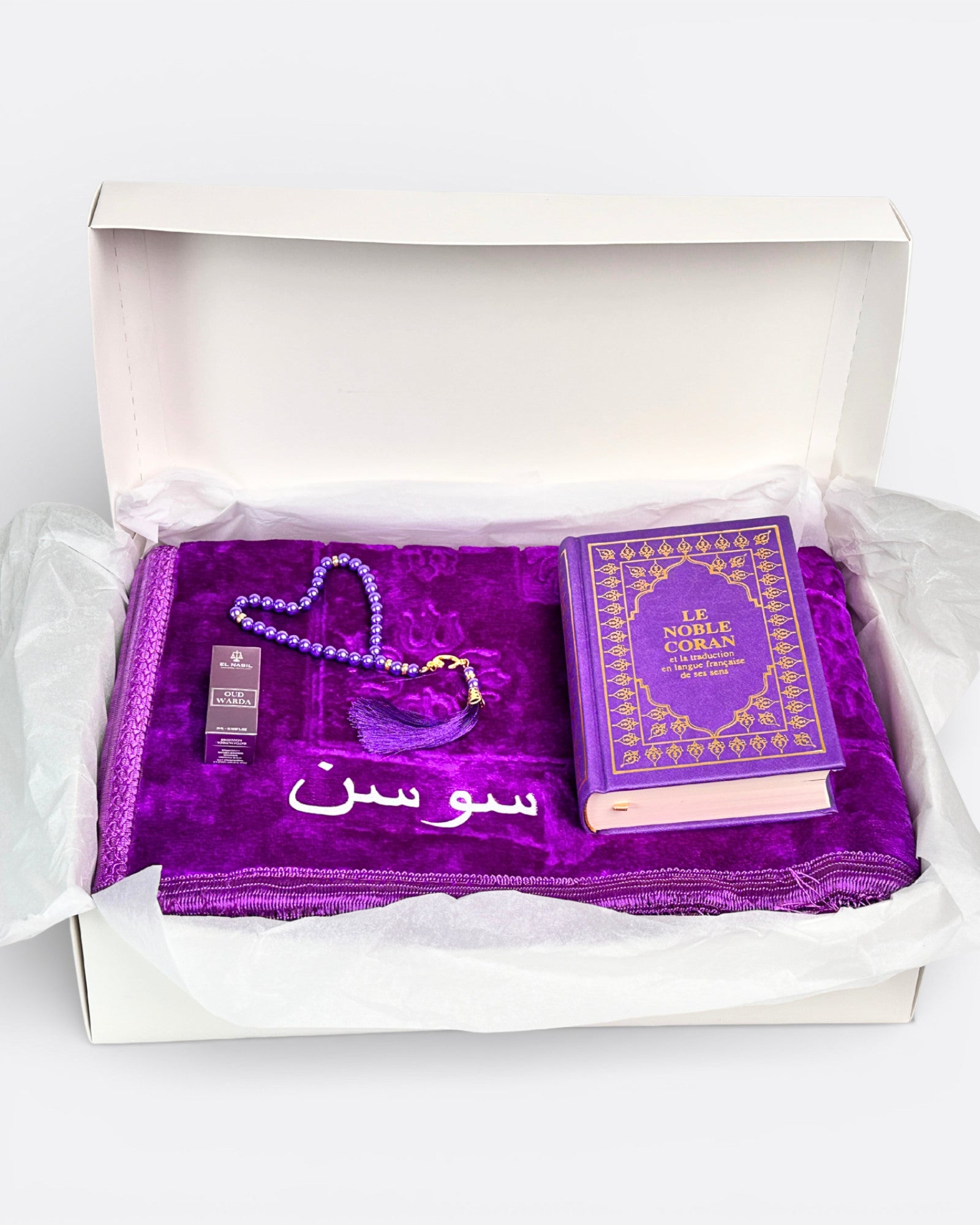 Coffret Coran femme - Violet