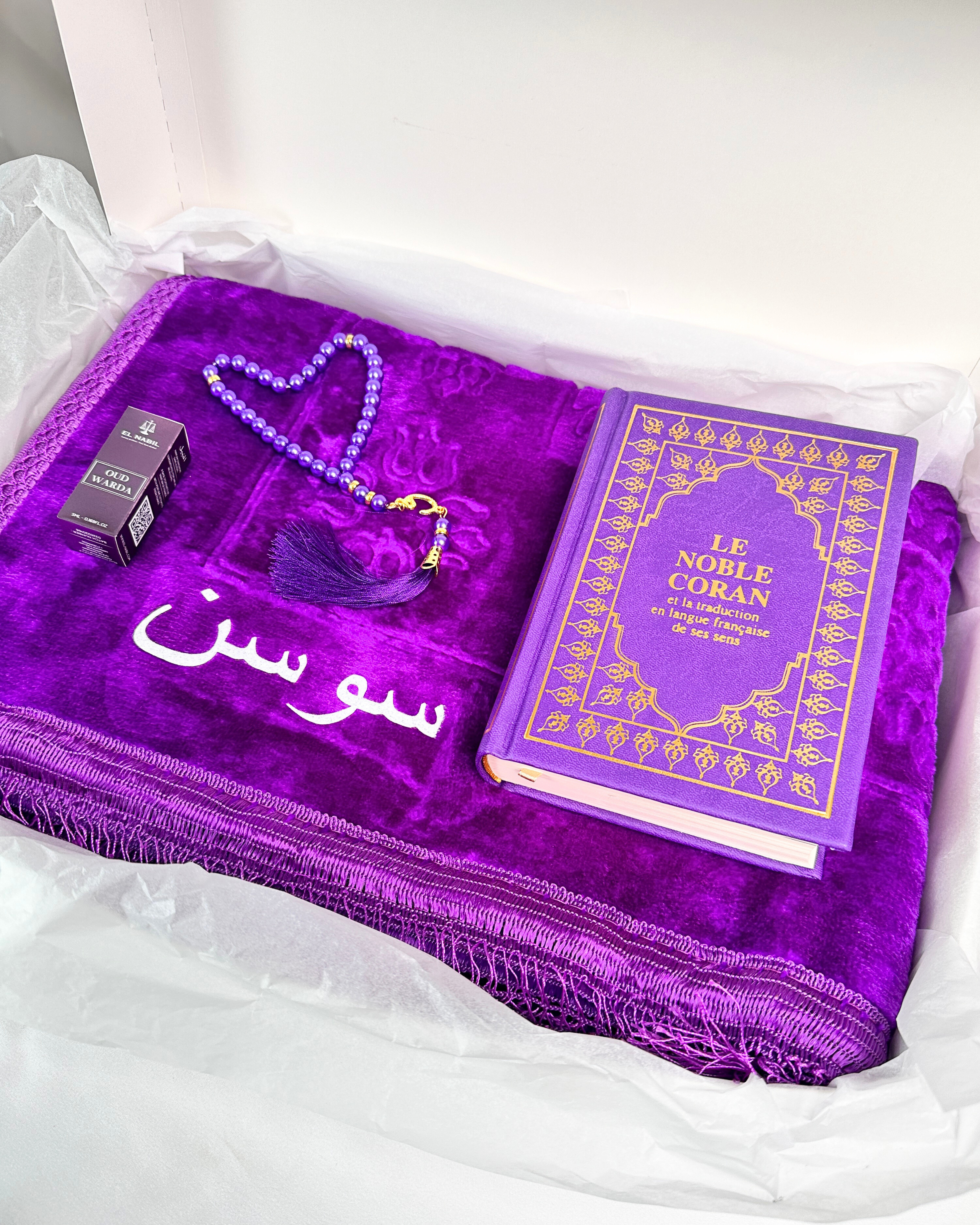 Coffret Coran femme - Violet