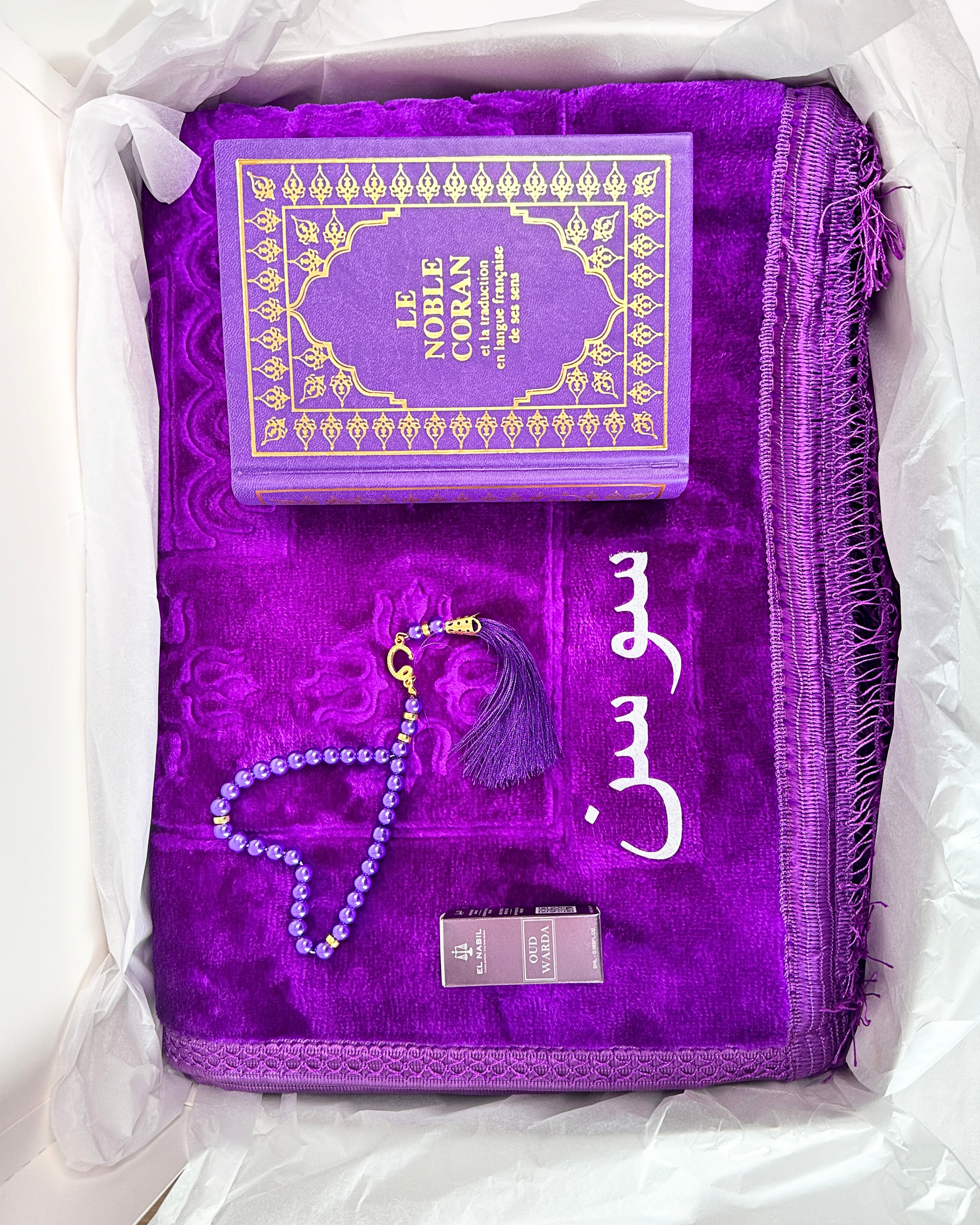 Coffret Coran femme - Violet
