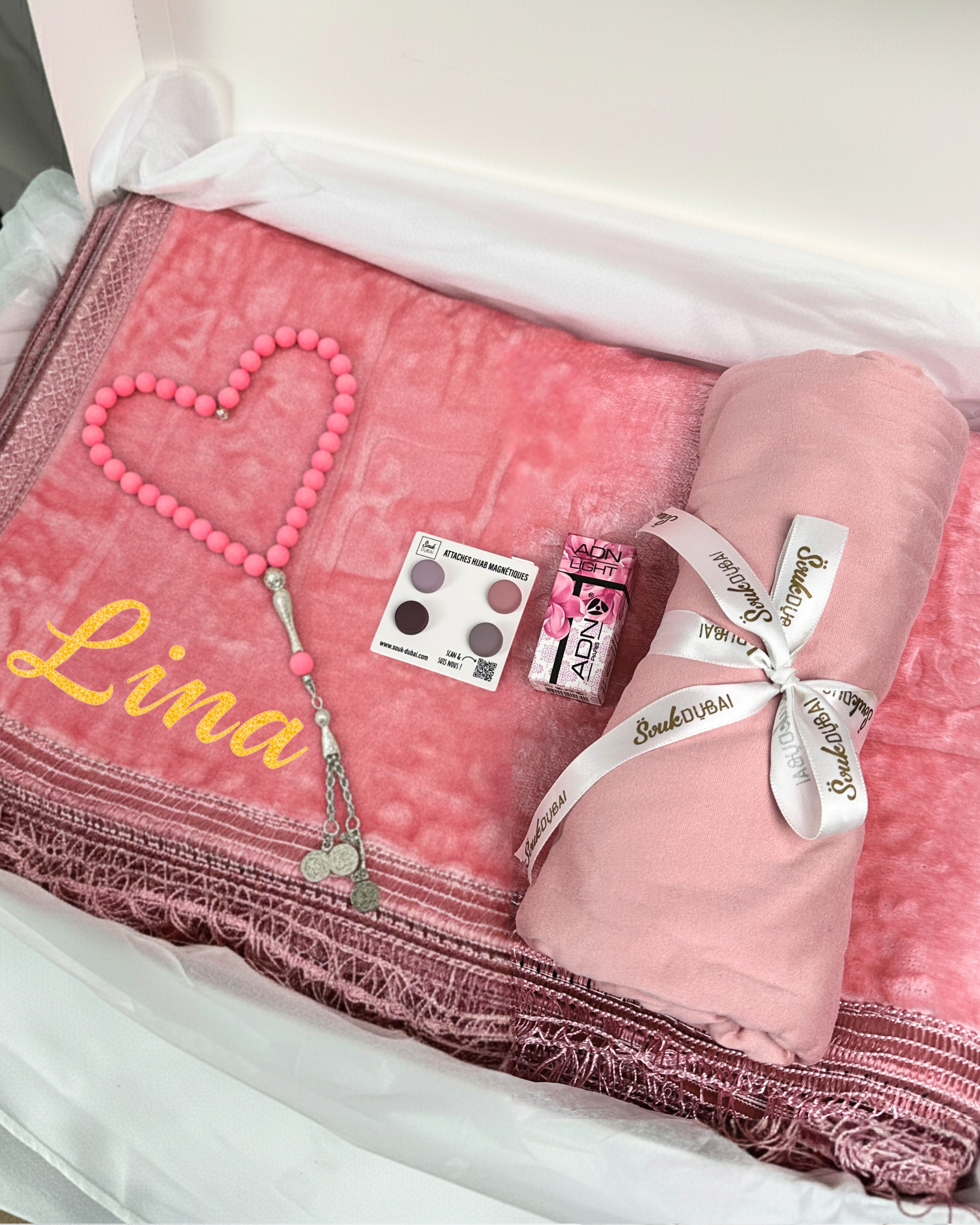 Coffret Spirituelle hijab - Rose