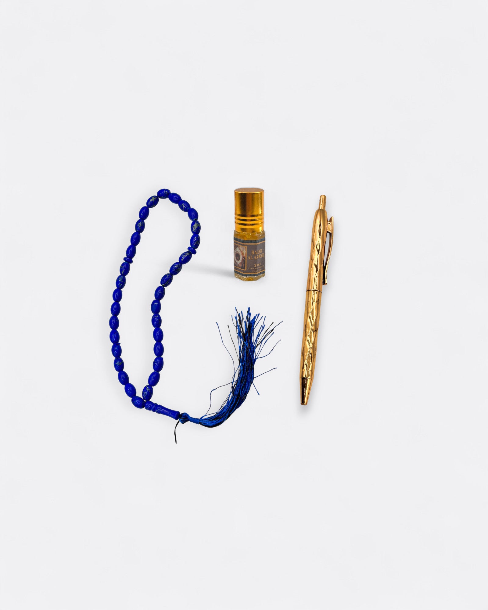 Coffret chapelet, musc, stylo