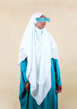 khimar long en mousseline