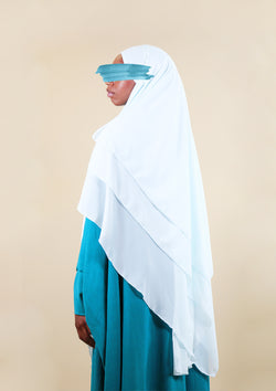 khimar long en mousseline