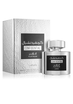 parfum pour homme "Confidential PLATINUM" de la marque Lattafa