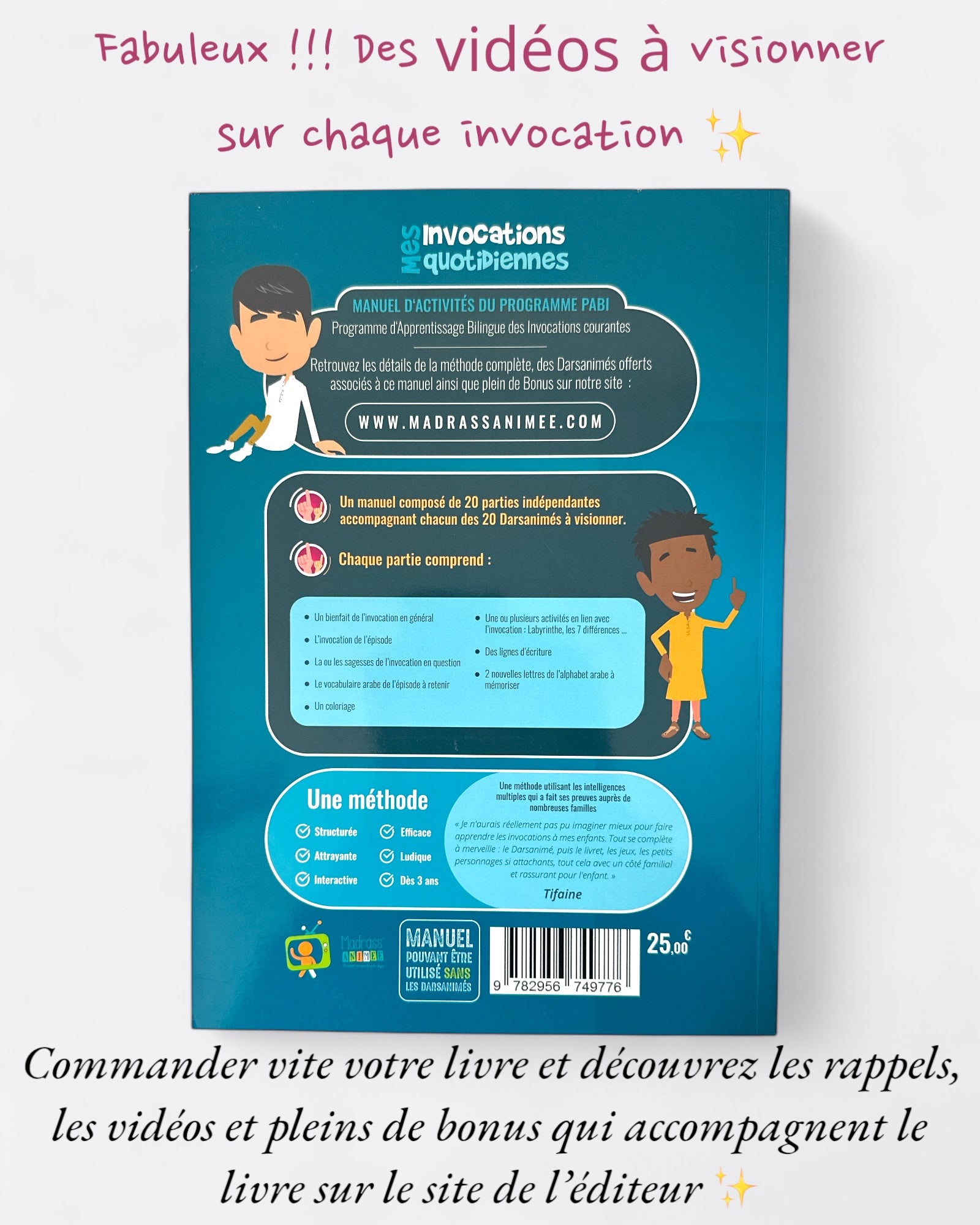 Mes invocations quotidiennes : Manuel d'activités du programme PABI