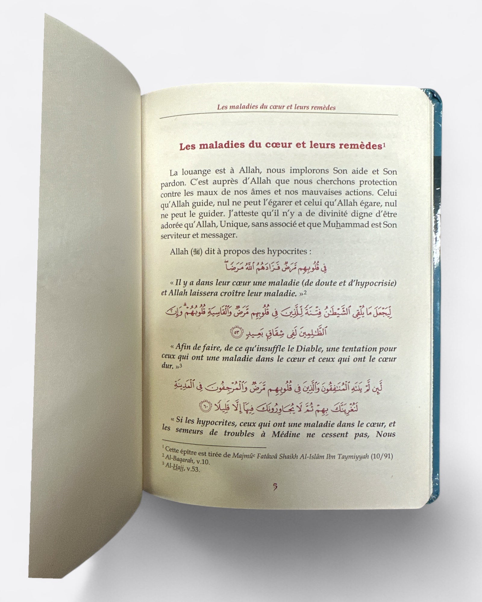 Les Maladies du Cœur - Shaykh al-Islâm ibn Taymiyah - Edition Tawbah