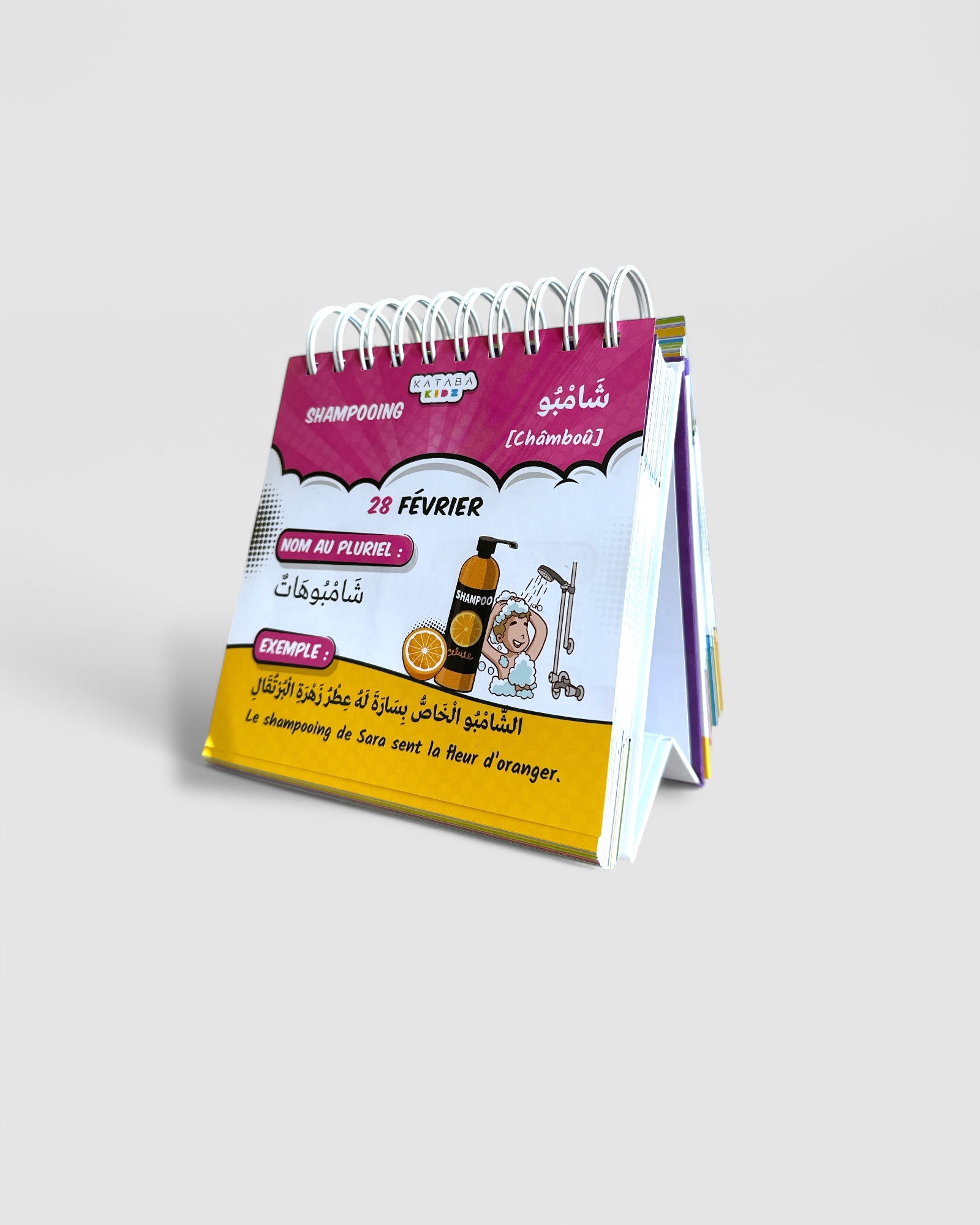 Chevalet / Calendrier : Le mot du jour (Arabe - Français) - Edition Kataba Kids