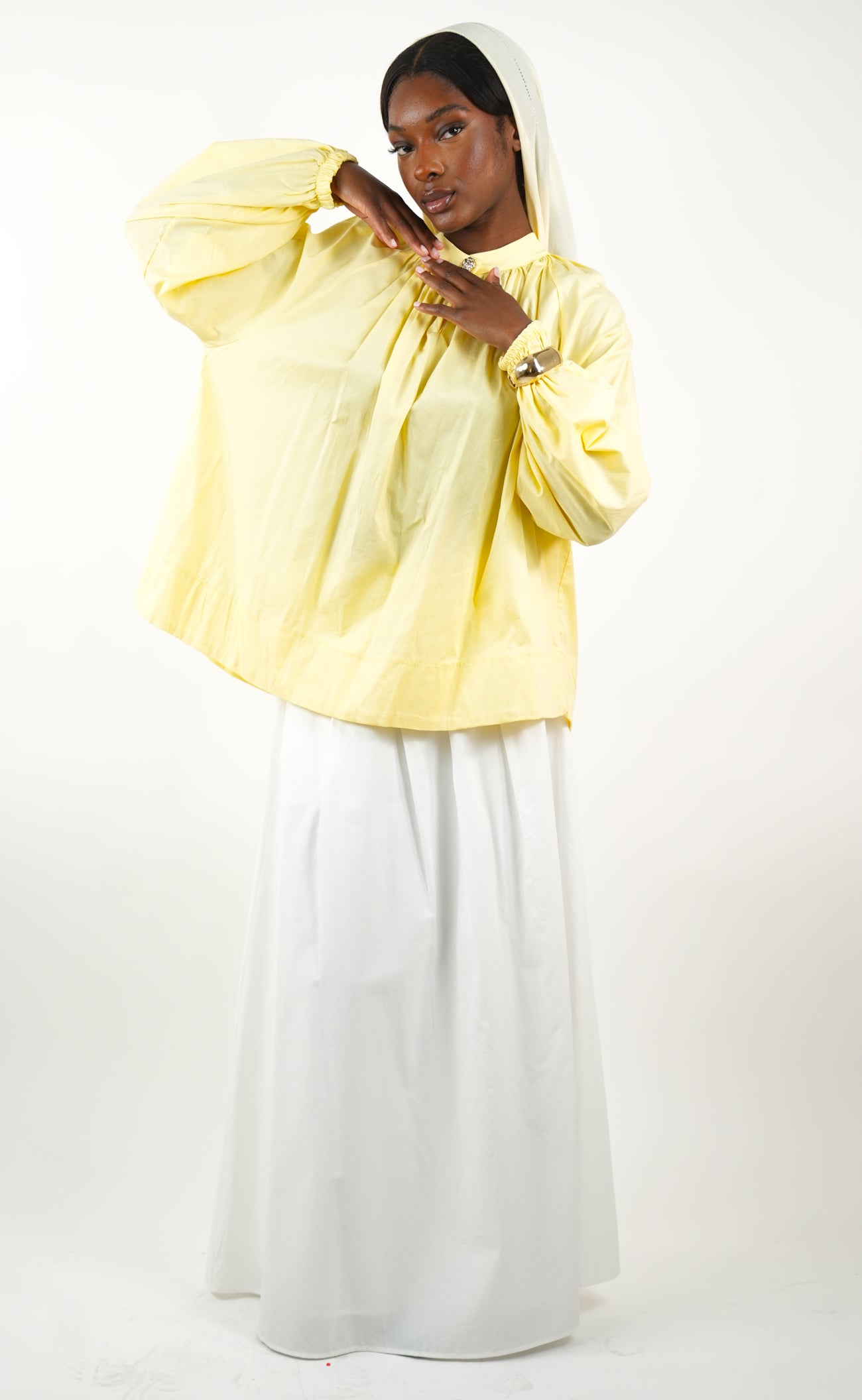 Jupe longue trapèze